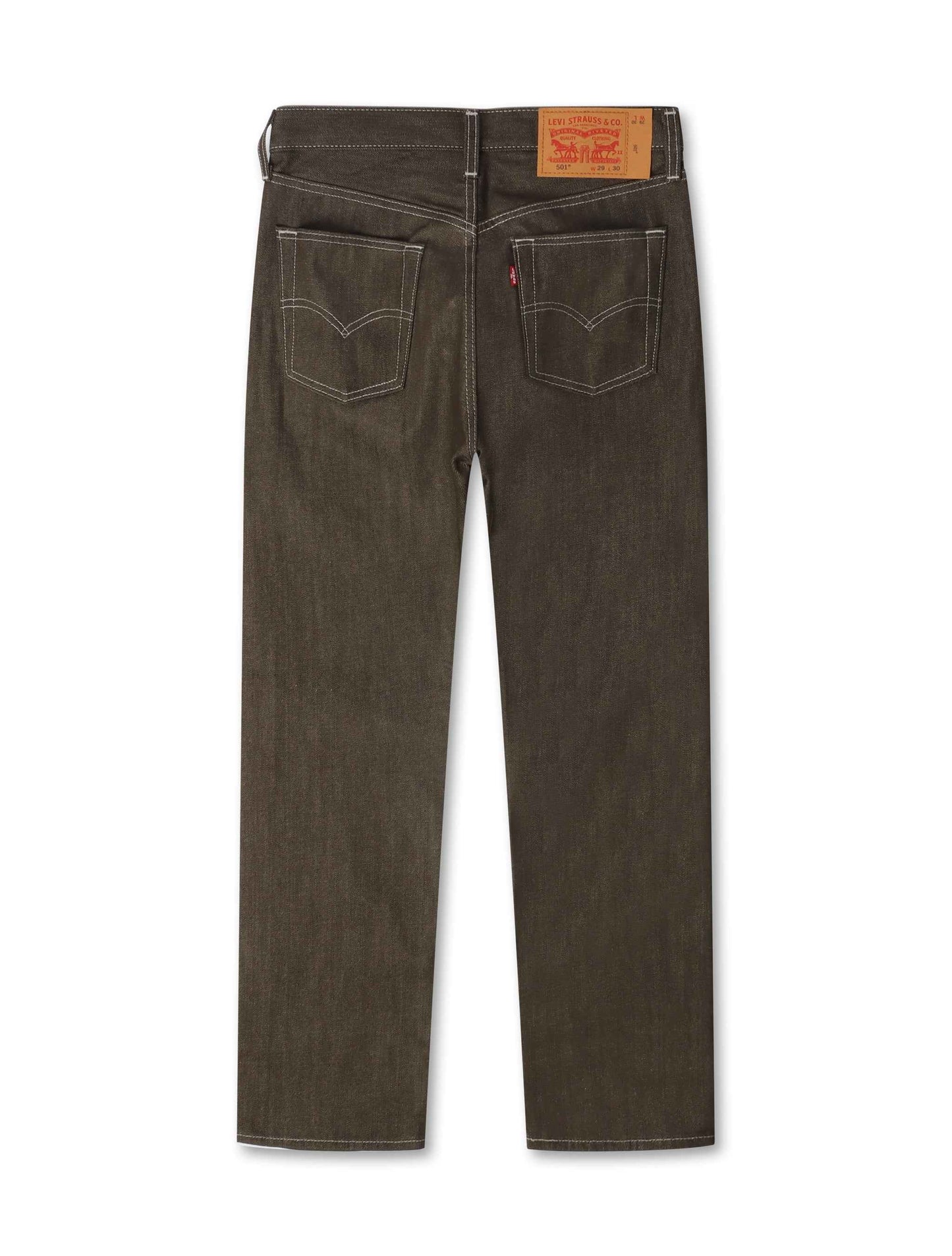 Levis 501™ Original Shrink To Fit Jeans - Dark Brown Rigid