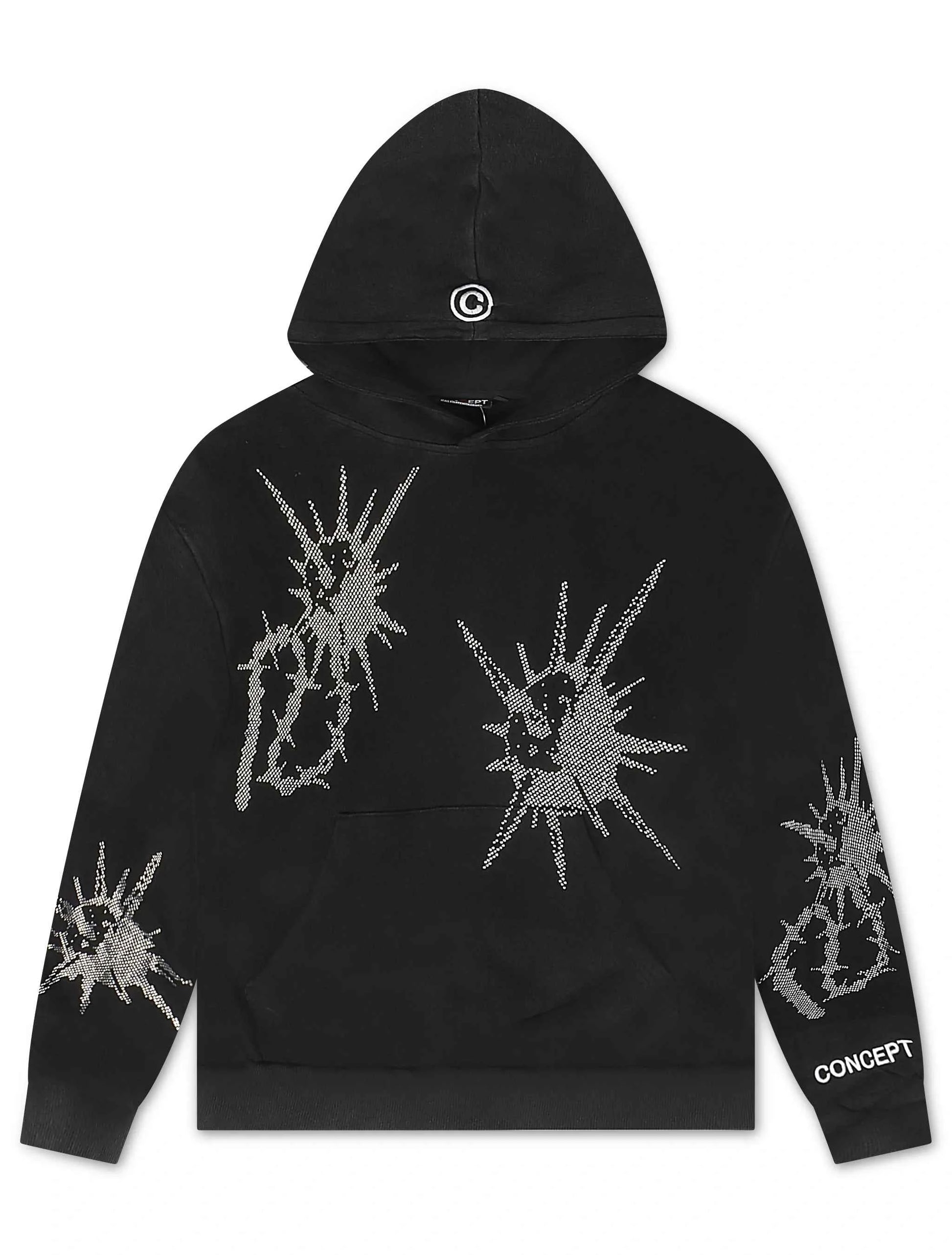 Concept LA Flail Hoodie - Black Washed