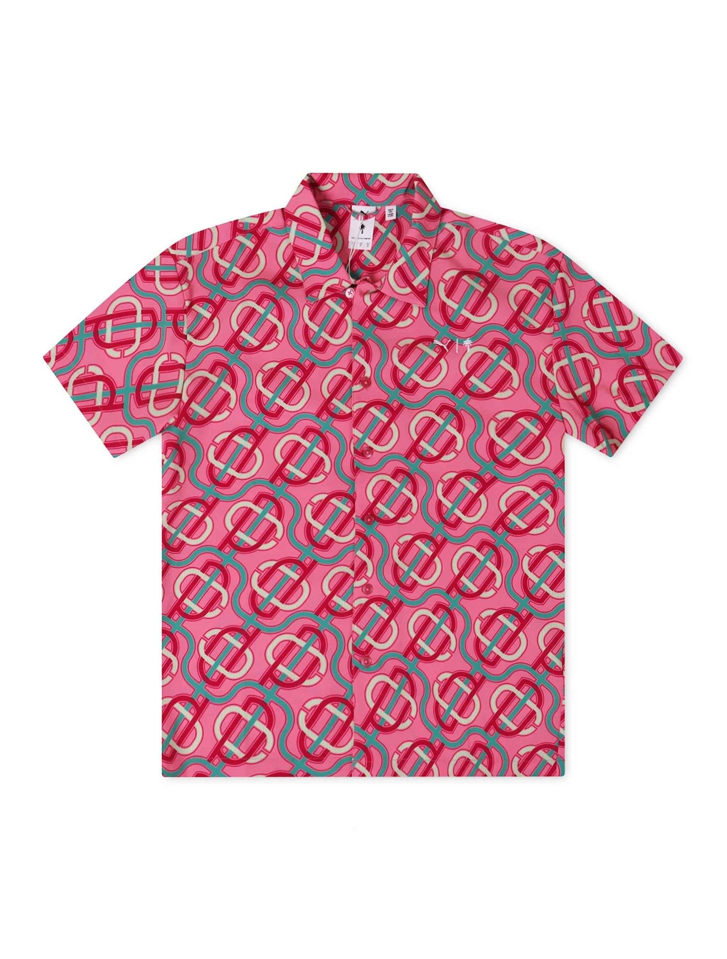 Puma X Palm Tree Crew Button Up - Strawberry