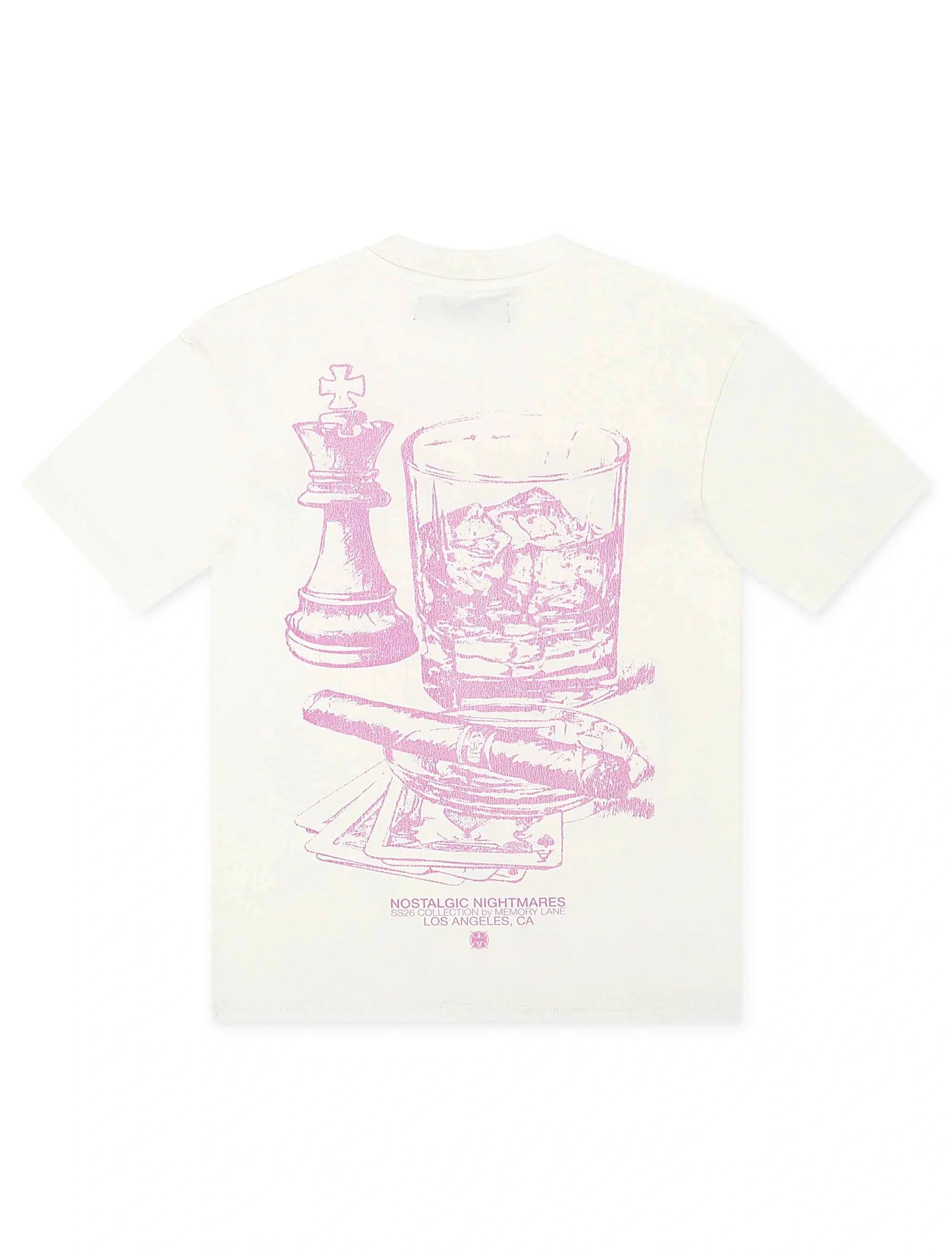 Memory Lane Studded Tee - White