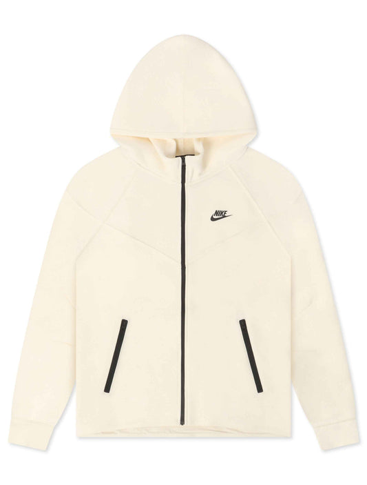 Nike Mens Sportswear Tech Fleece Full-Zip Hoodie - Cream