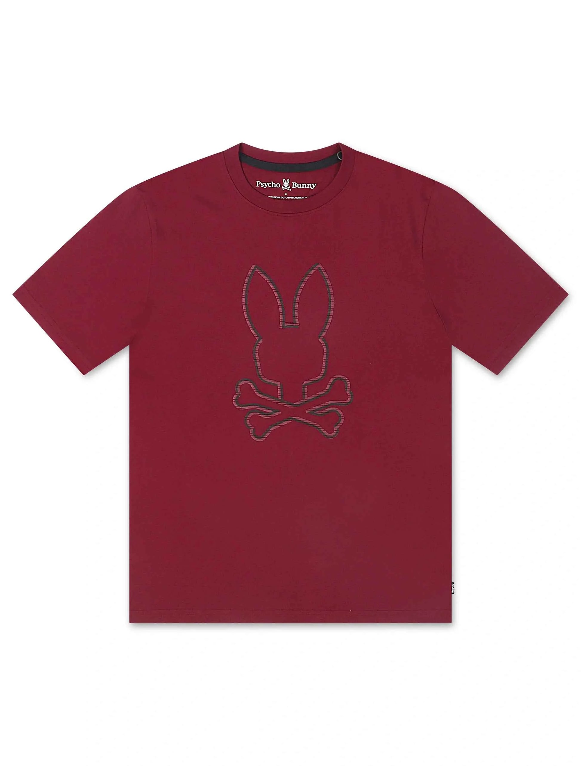 Psycho Bunny Hamilton Graphic Tee - Crimson