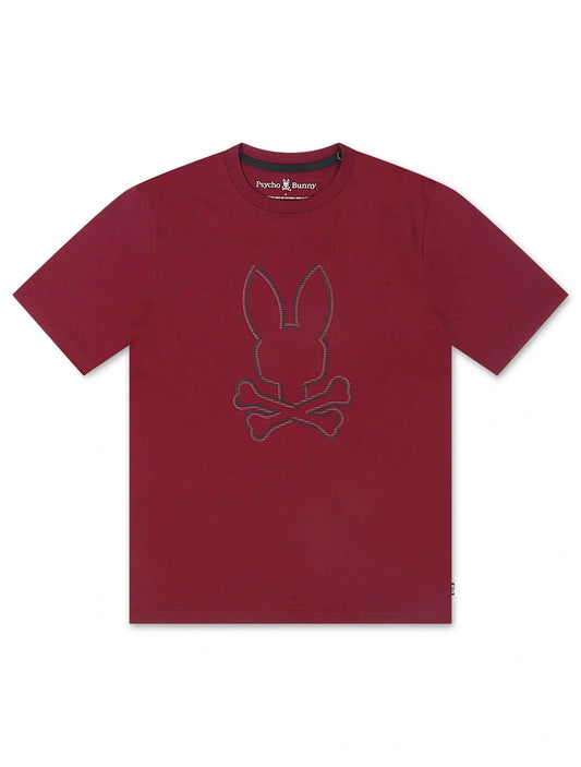 Psycho Bunny Hamilton Graphic Tee - Crimson