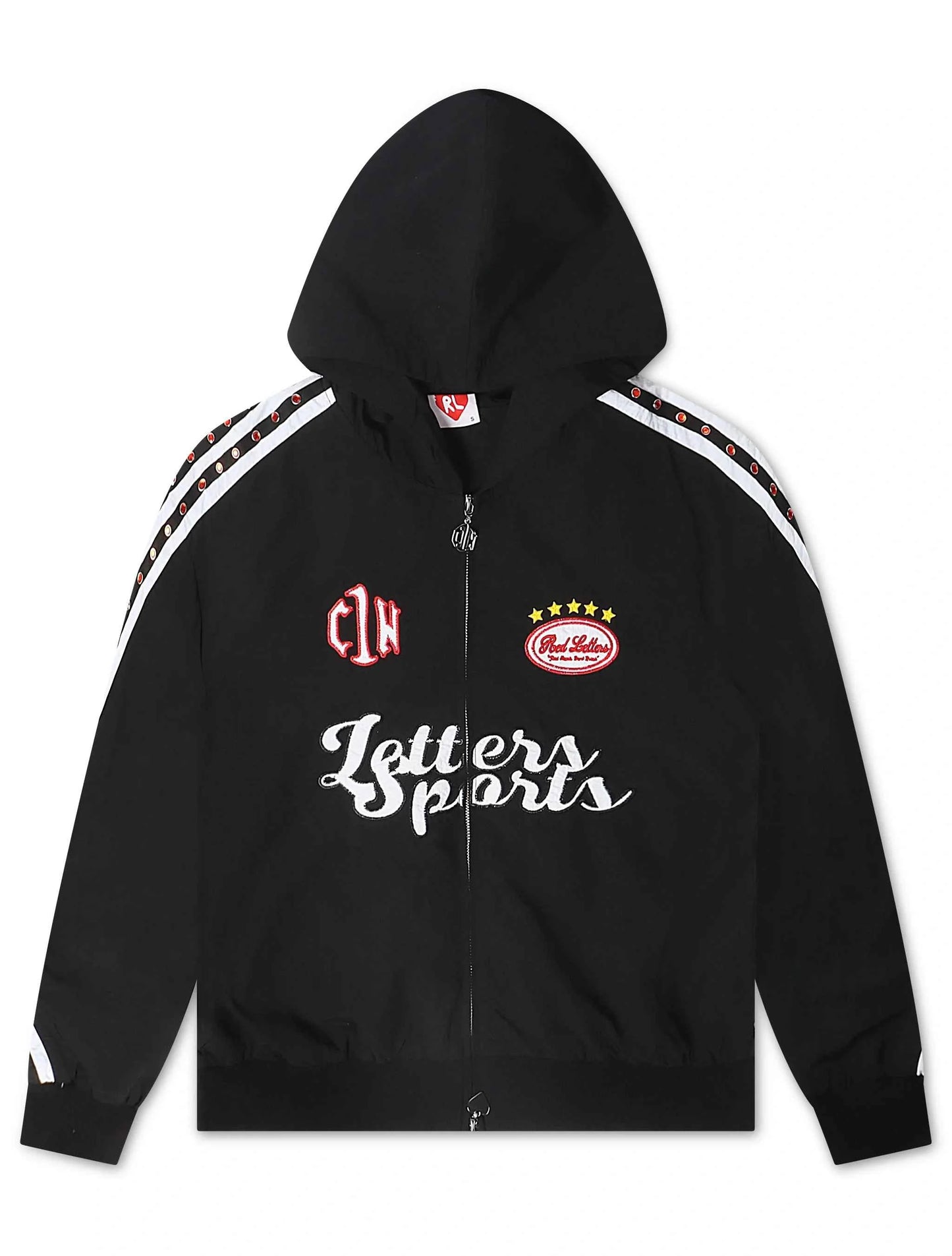 Red Letters x Cam Newton Rhinestone Hoodie - Black