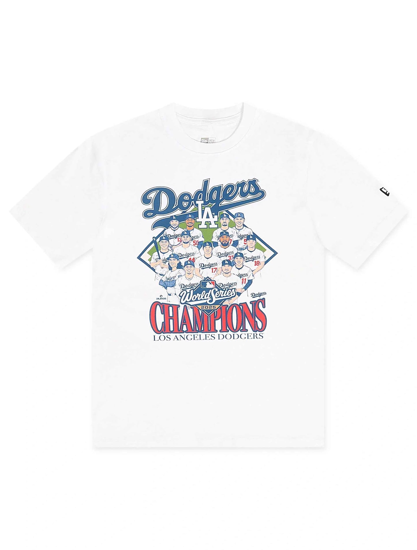 New Era LA Dodgers Portrait Tee - White