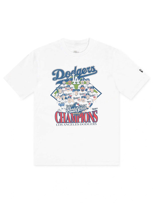 New Era LA Dodgers Portrait Tee - White