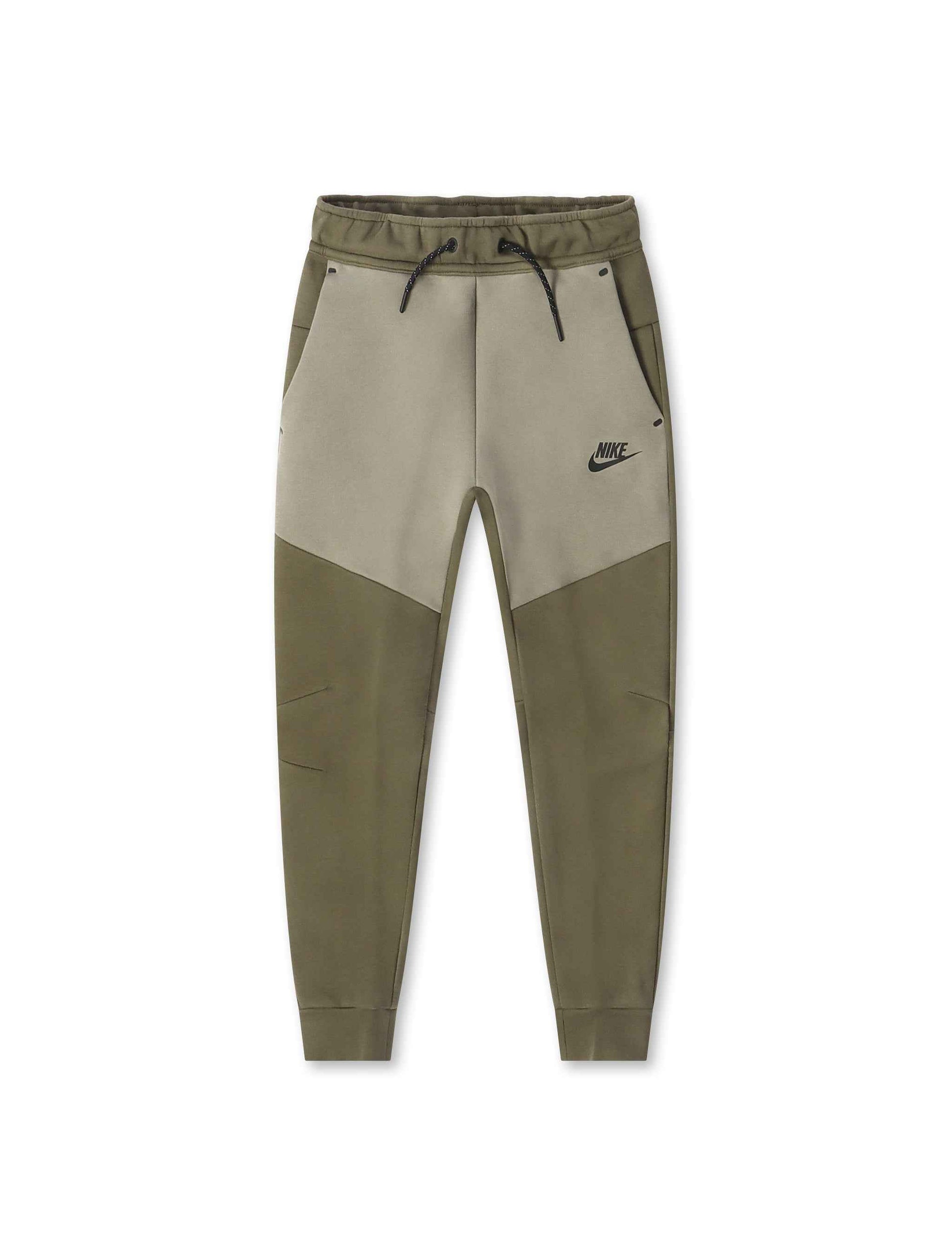 Nike Big Kids Tech Fleece Joggers - Medium Olive