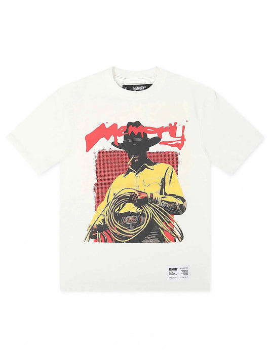 Memory Lane Untamed Tee - Antique White