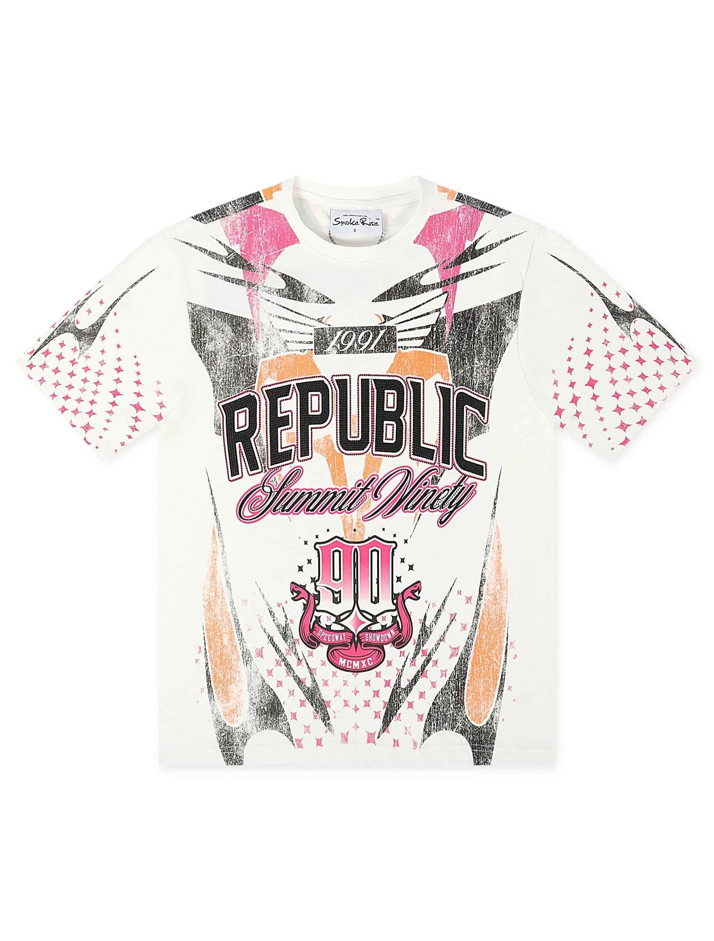 Smoke Rise Republic Tee - Lilac Rose