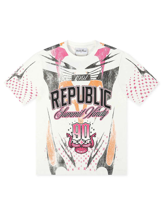 Smoke Rise Republic Tee - Lilac Rose