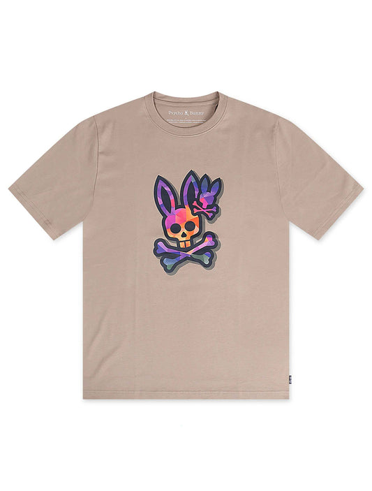 Psycho Bunny Randolph Graphic Tee - Stone