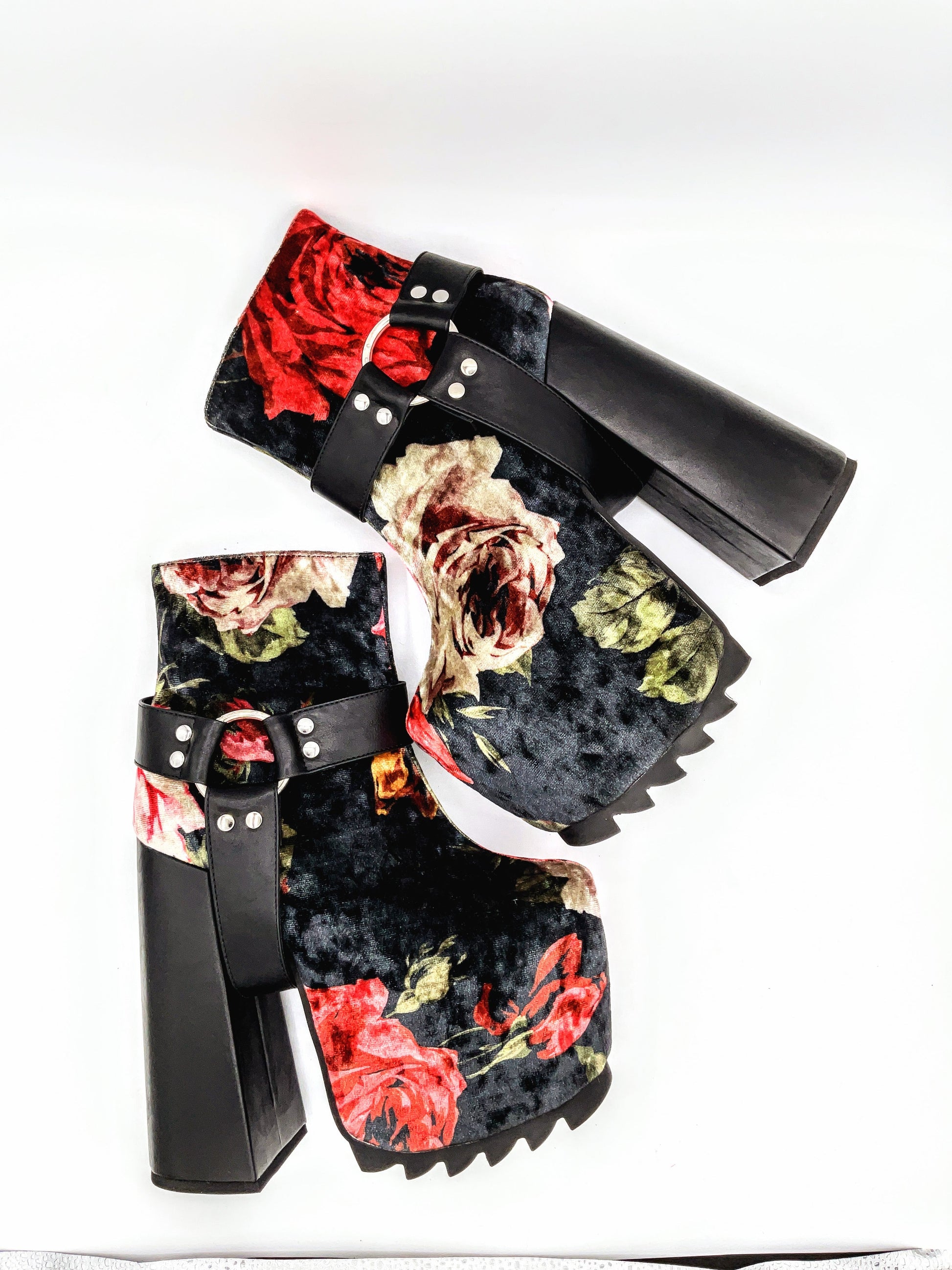 Betina Floral Boot - JUSTLUXURY