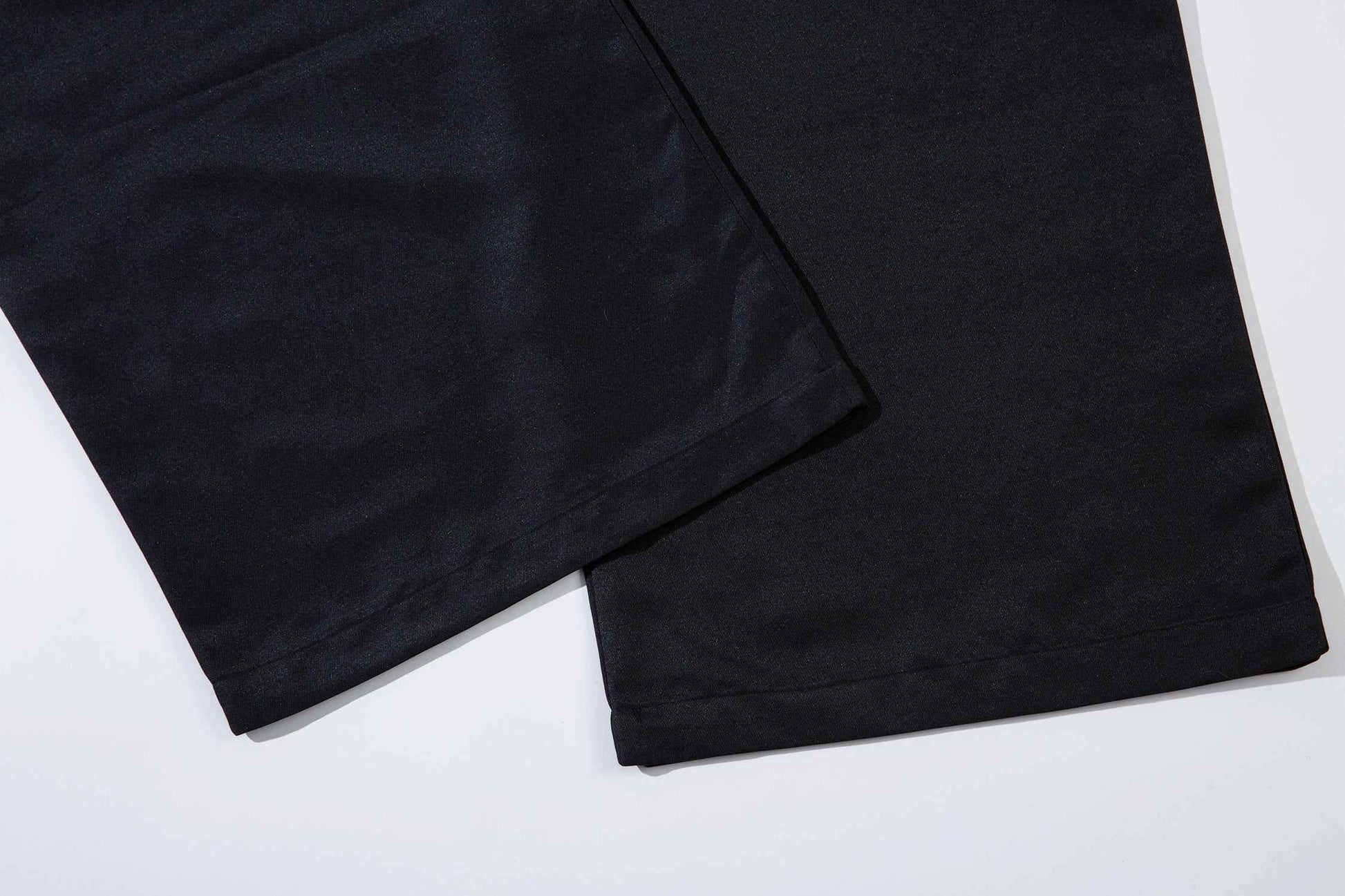 Men's Wide-Legged Black Trousers