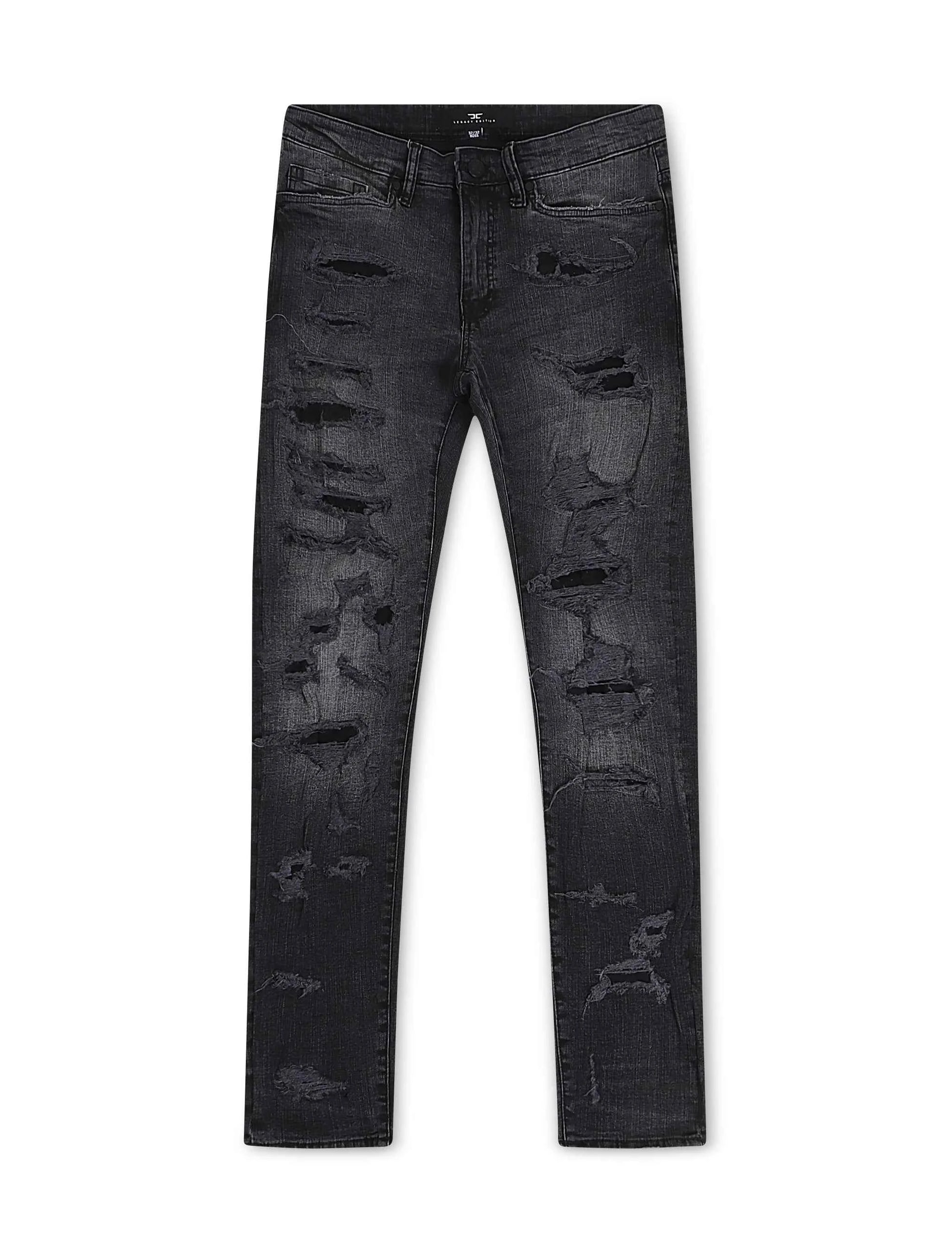 Jordan Craig Mens Vintage Washes Ross Fit  - Black Shadow