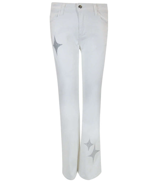 Designing Hollywood  X Madison Maison™ Denim with Silver Glitter Star