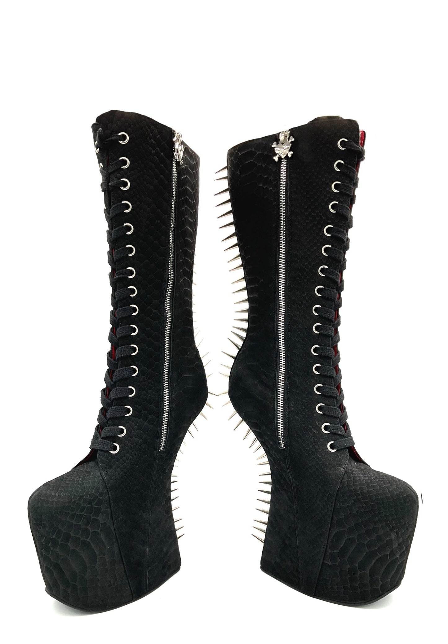 Prehistoric Matte Snake Platform - JUSTLUXURY