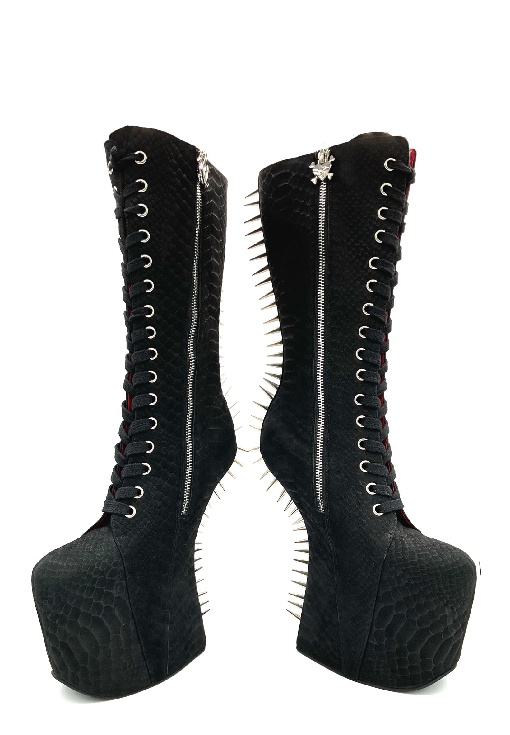 Prehistoric Matte Snake Platform - JUSTLUXURY