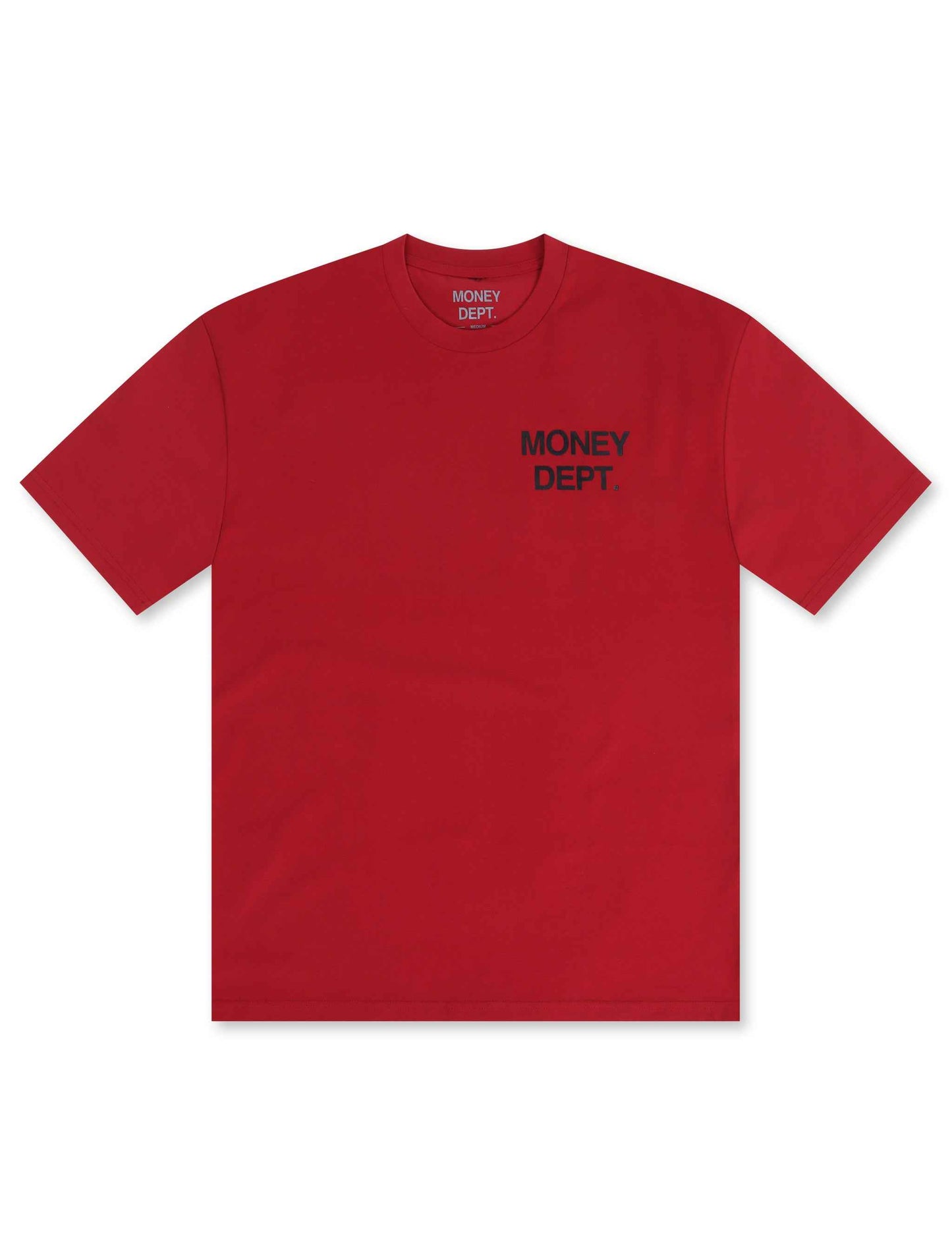 Money Dept. Los Angeles Heavyweight Tee - Burgundy/Black