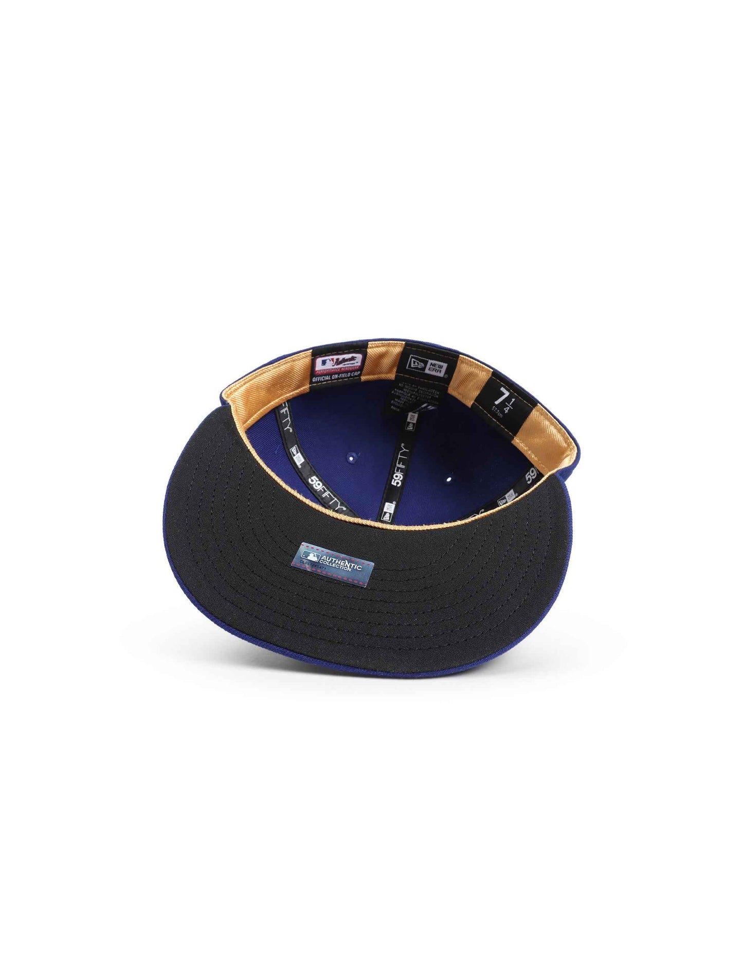 New Era 5950 Gold Collection World Series Hat - Royal Blue/ Gold