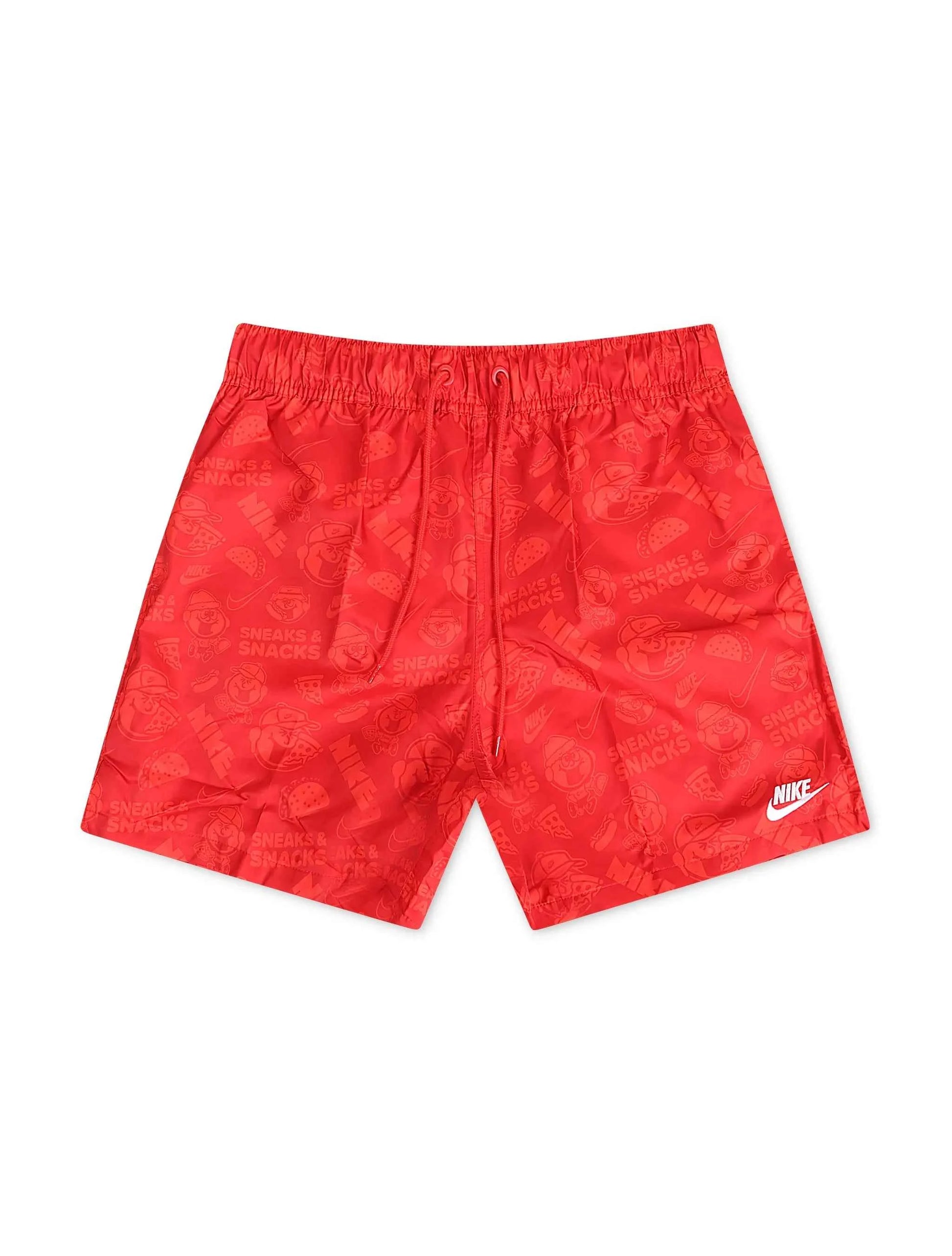 Nike Mens Club Woven Flow Shorts - University Red
