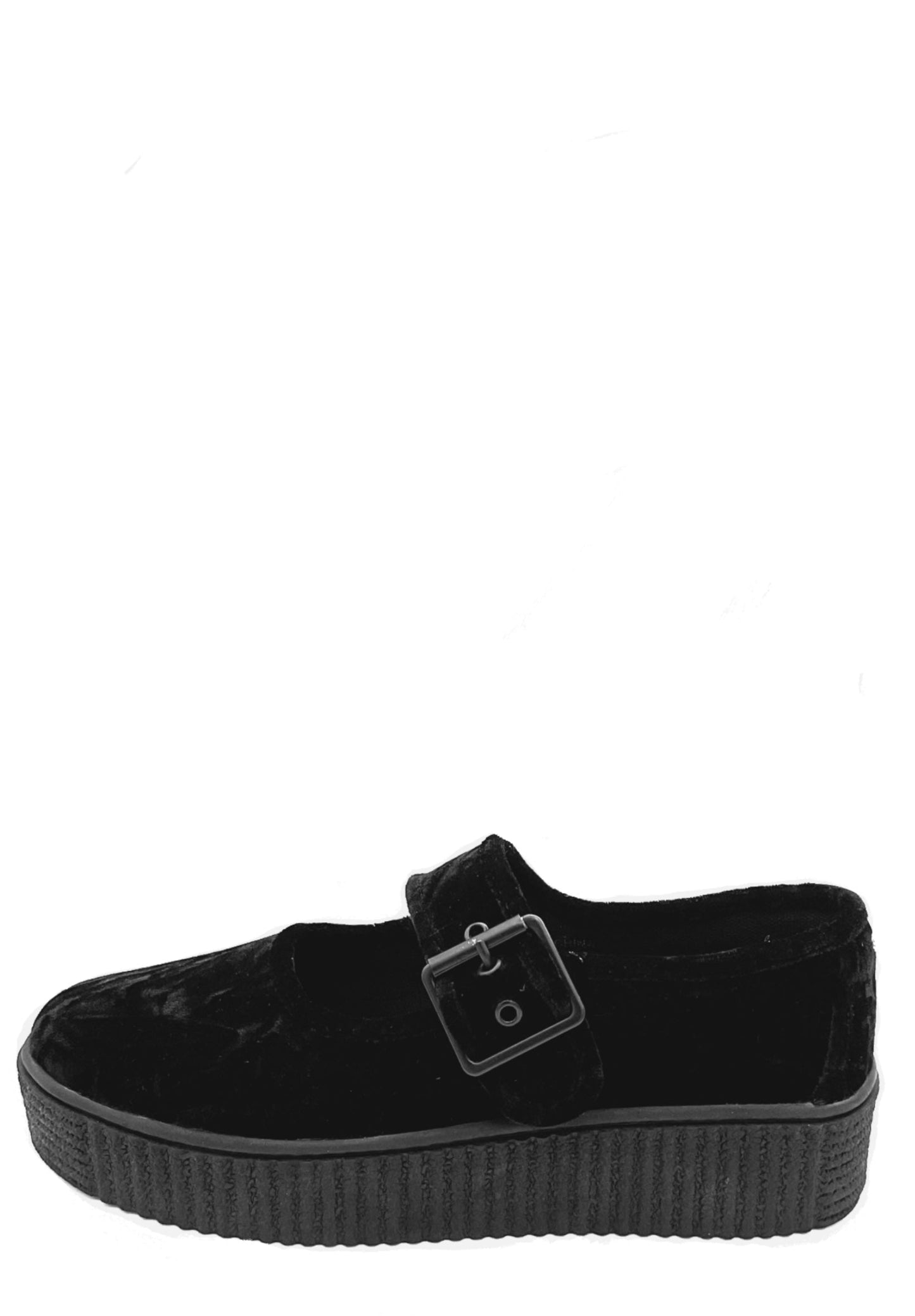 Velvet Crush Maryjane Sneaker - Black - JUSTLUXURY