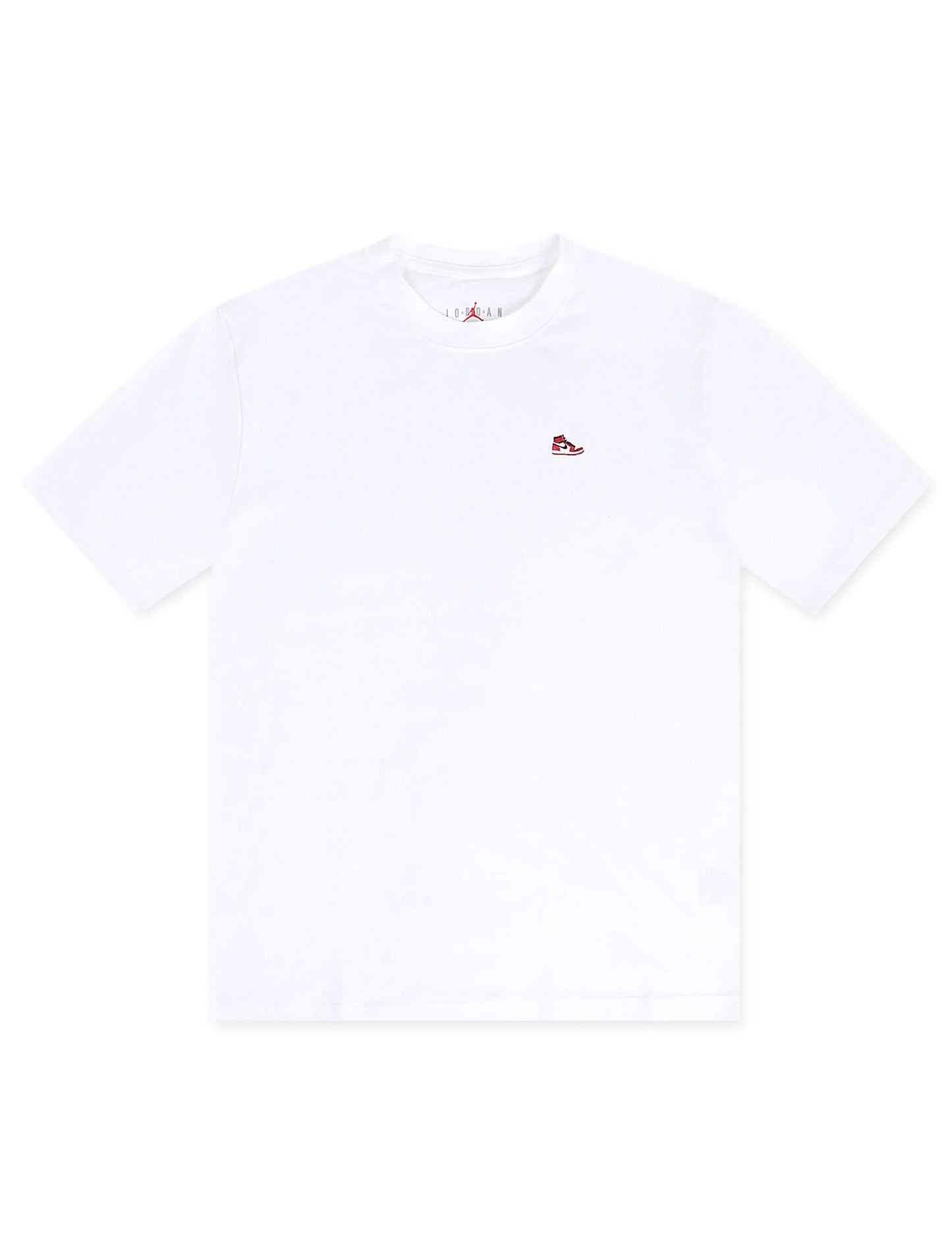 Air Jordan Mens Sneaker Patch Tee - White
