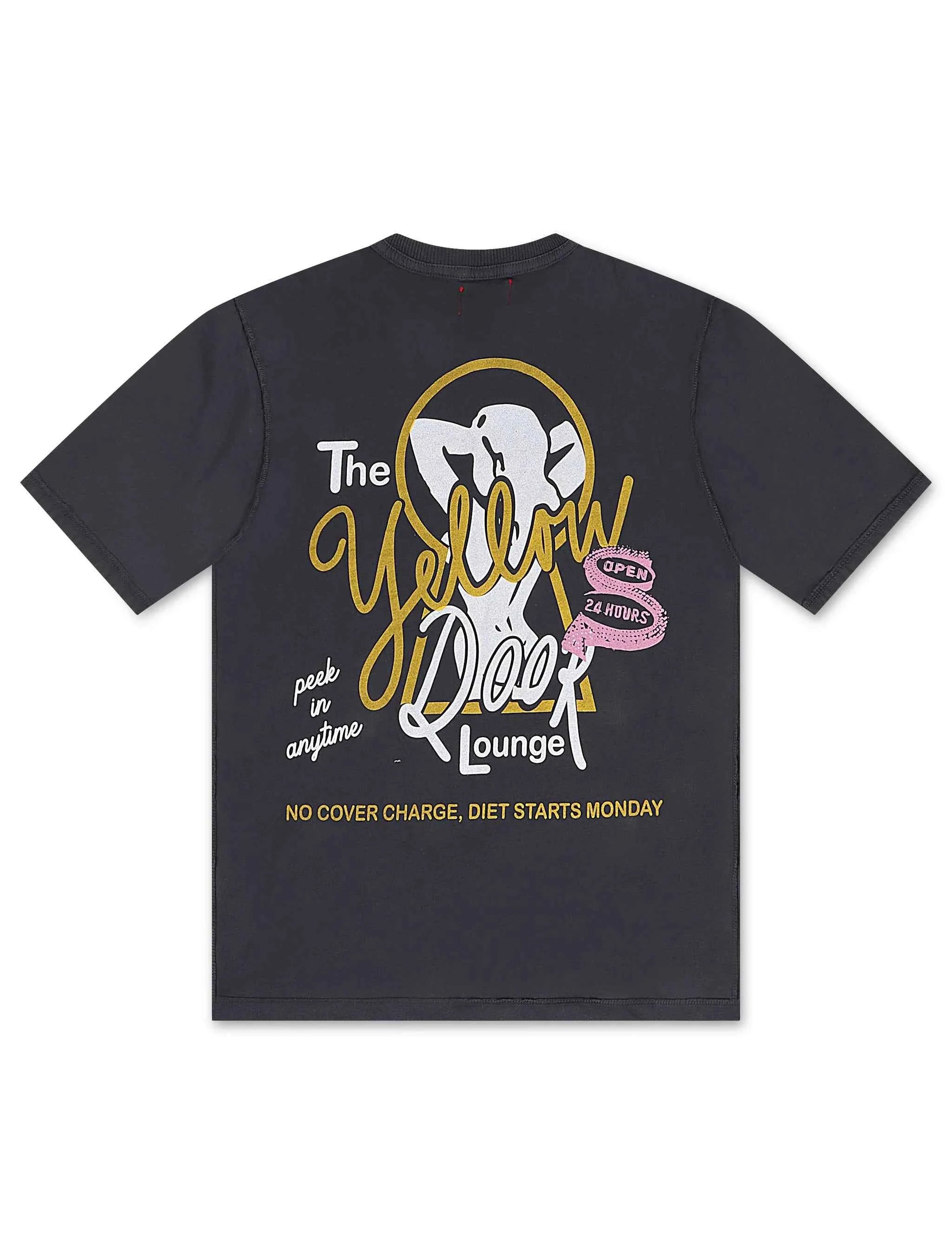 Diet Starts Monday Yellow Door Tee - Vintage Black