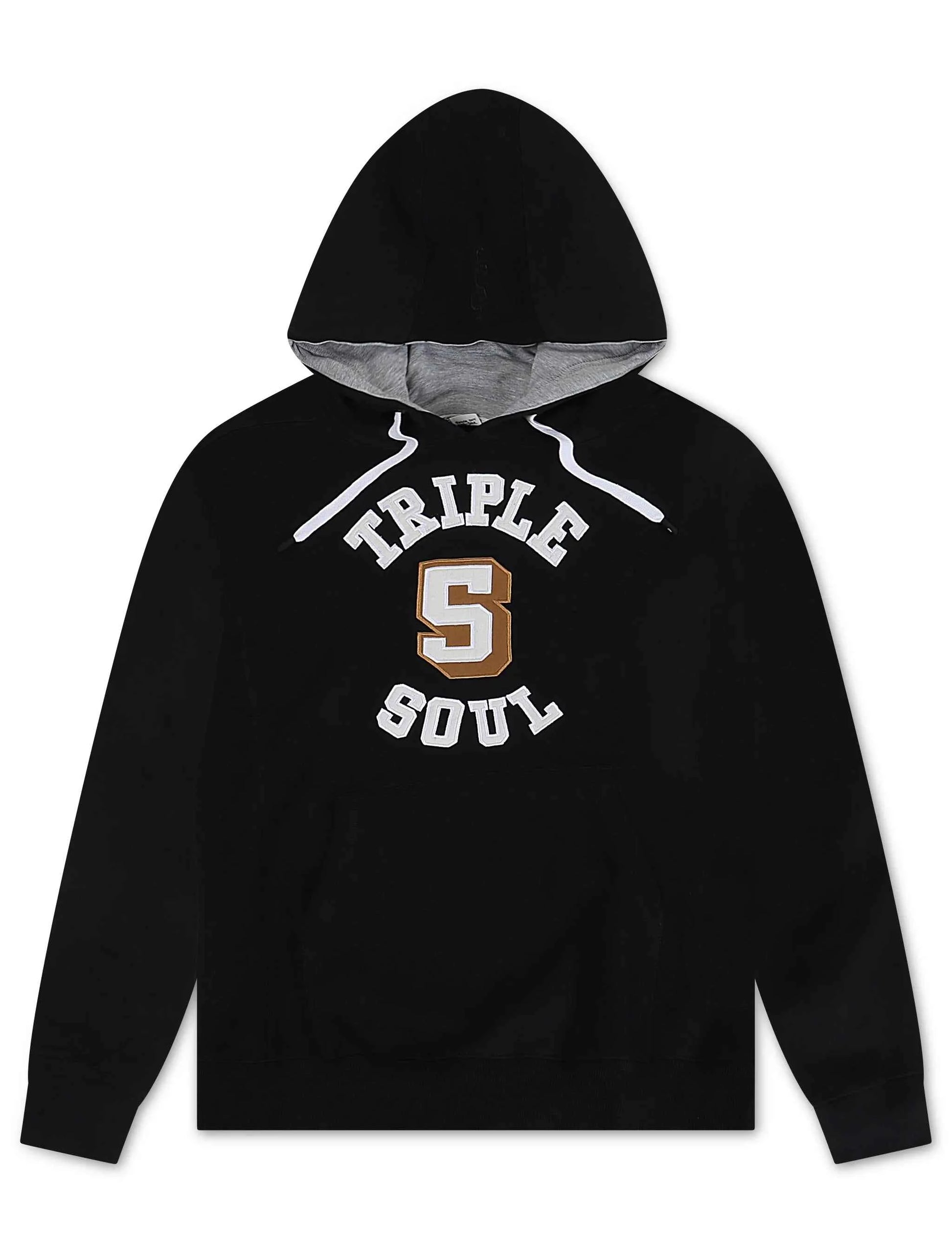 Triple 5 Mens UNY Long Sleeve Hoodie - Washed Black