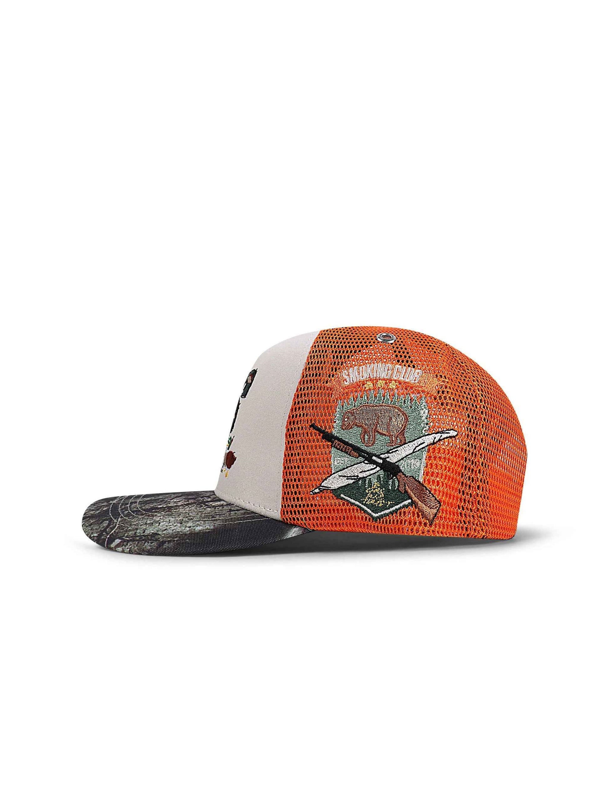 GasNYC Gas Season Trucker Hat -Cream/Orange