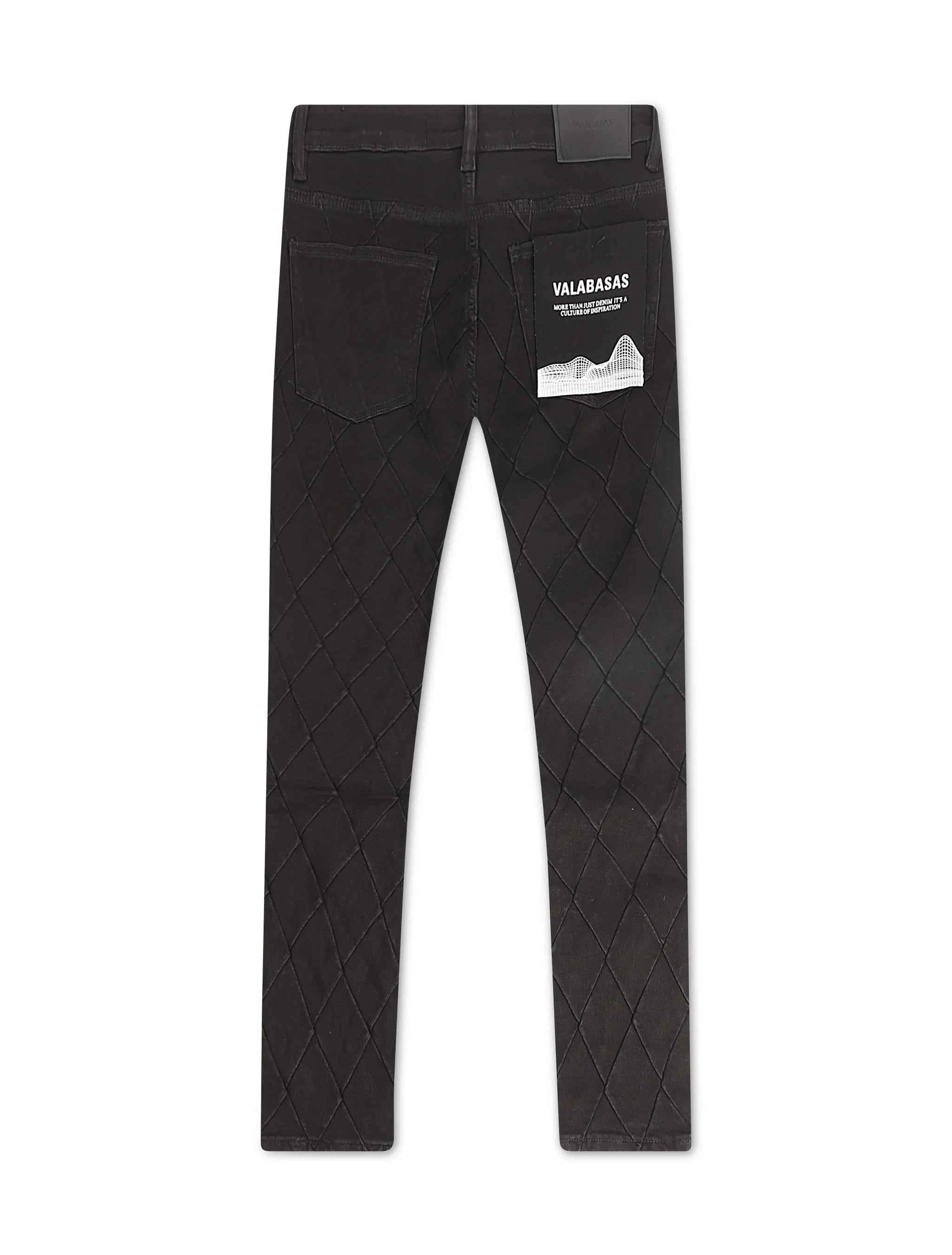 Valabasas Drift Skinny Jeans - Jet Black