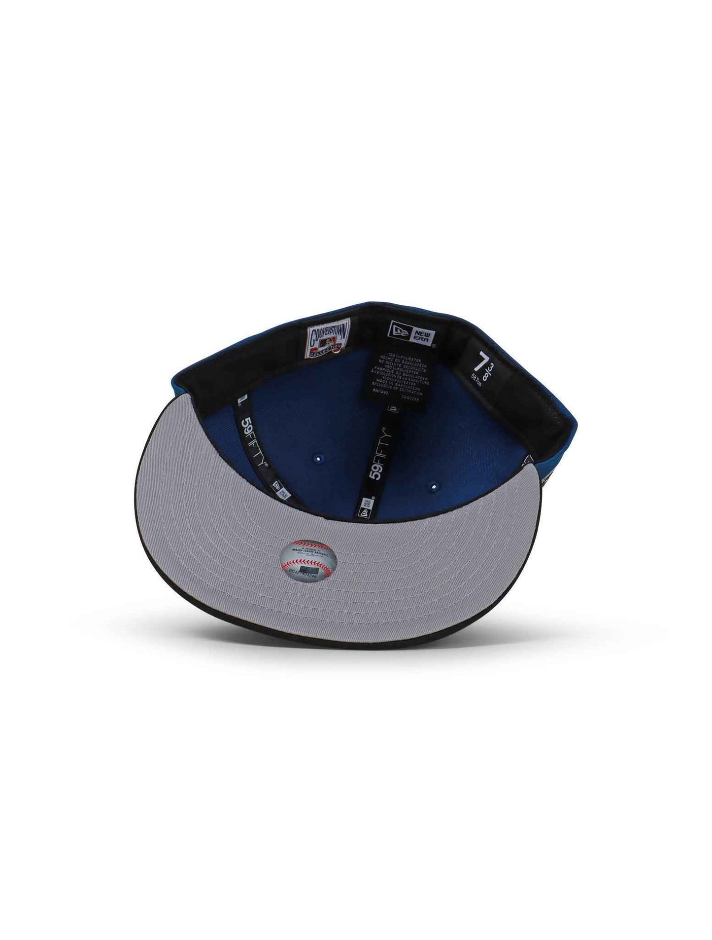 New Era 5950 Dodgers 50Th Anniversary Hat - Blue/Black
