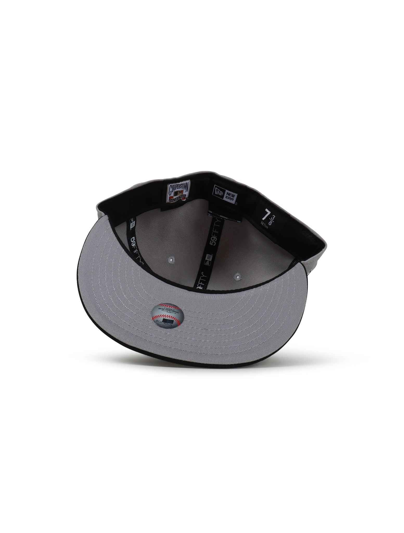 New Era 5950 Dodgers 40Th Anniversary Hat - Gray/Black