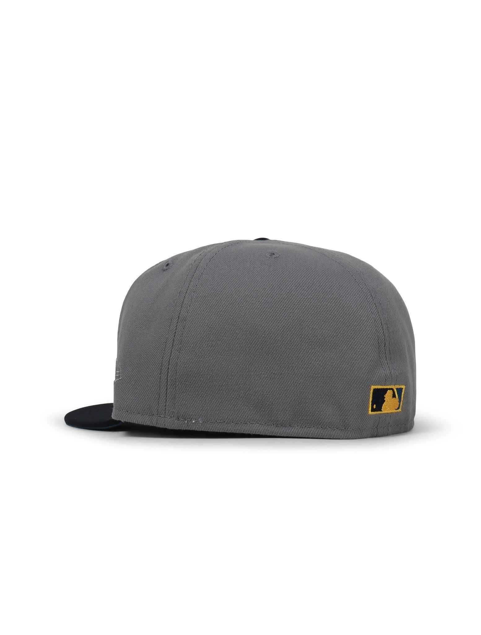 New Era 5950 Dodgers 100Th Anniversary Hat - Misty Morning/Navy