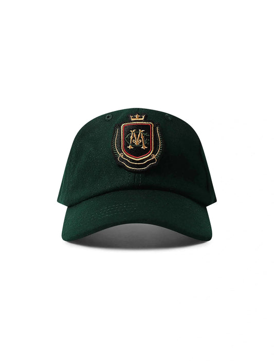 Malbon Crest Dad Hat - Myrtle