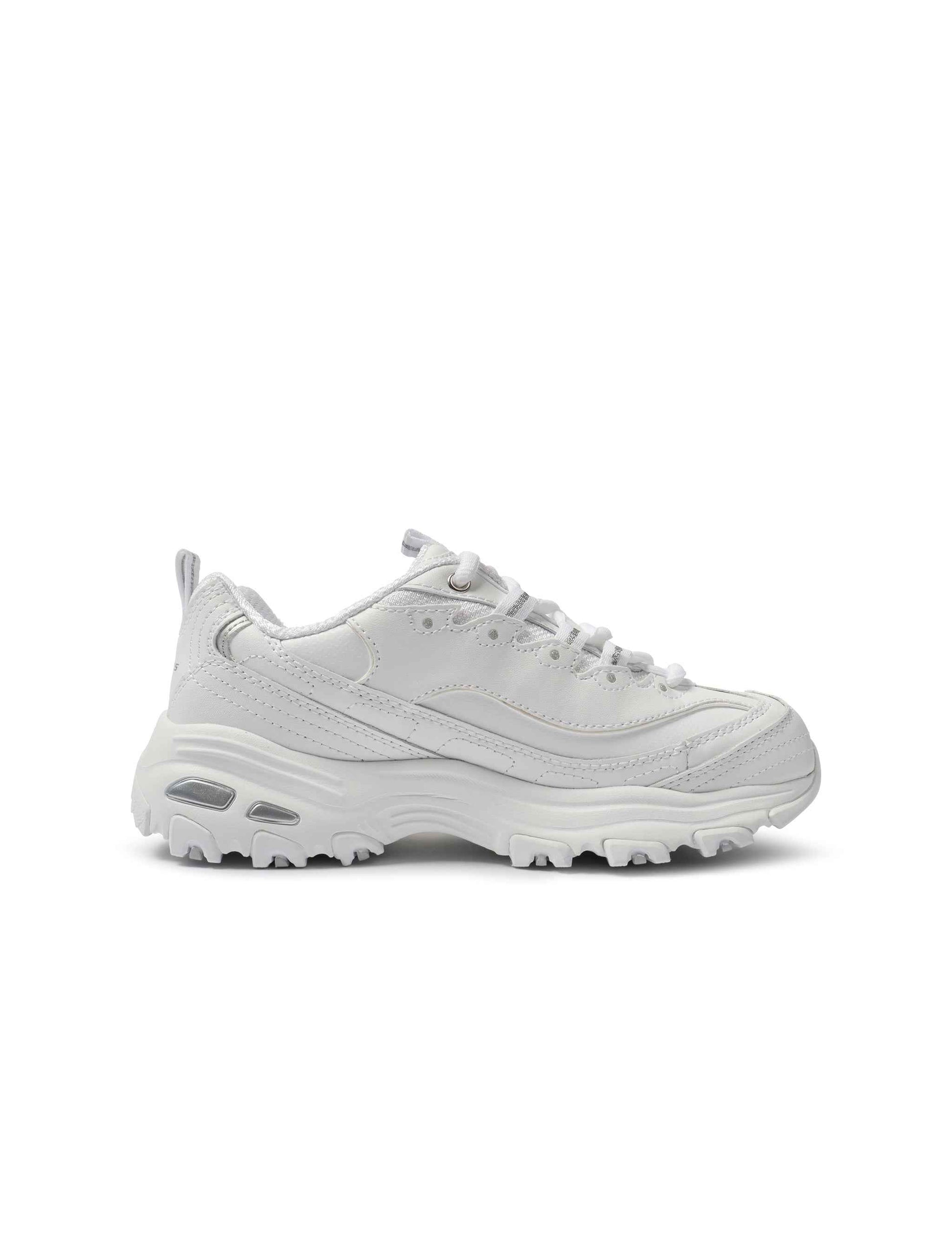 Skechers Womens D'Lites Fresh Start Shoes - White