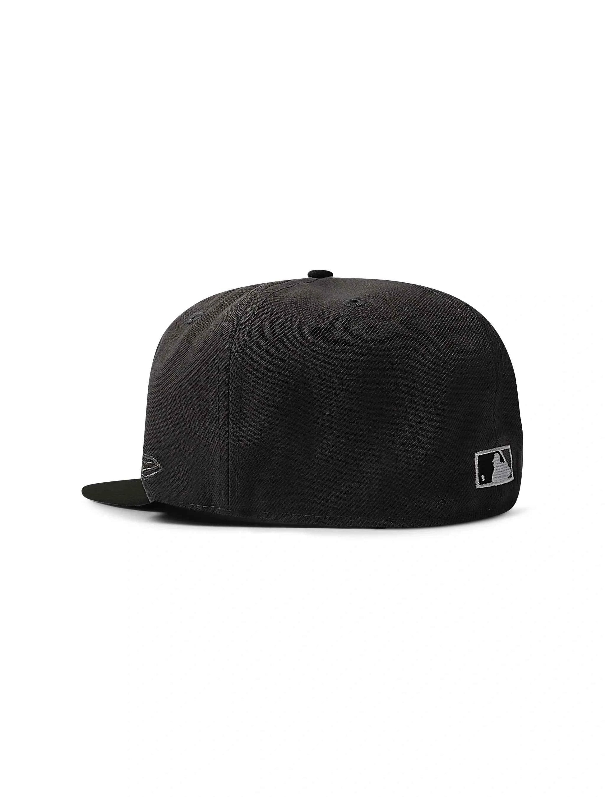 New Era 5950 Dodgers 40th Anniversary Patch Hat - Charcoal