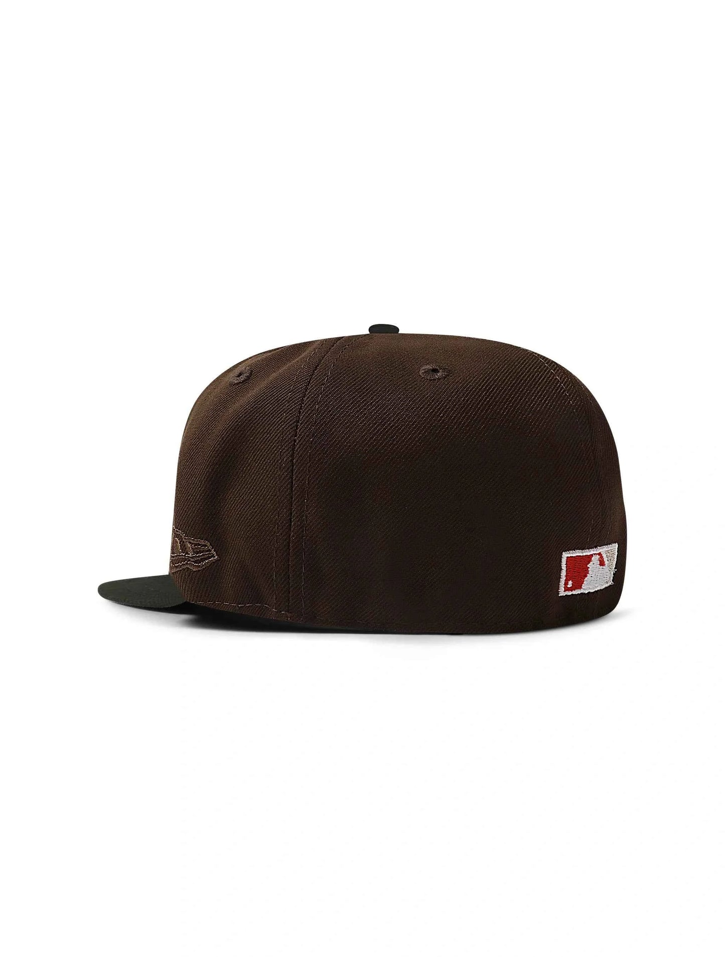 New Era 5950 Dodgers Glow in the Dark Hat - Brown/Black
