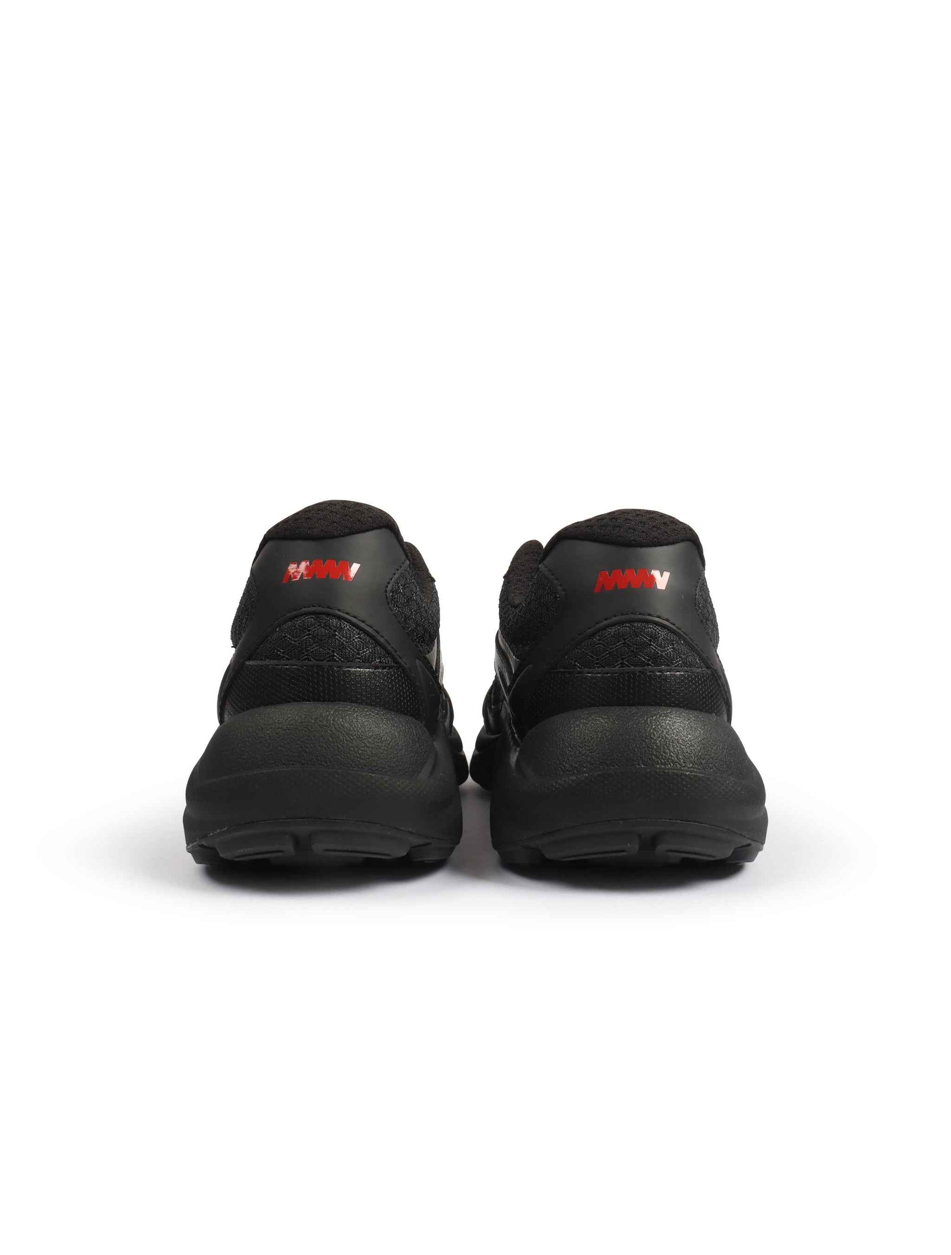 Hugo Boss Mens Trainers Leather Mesh - Black