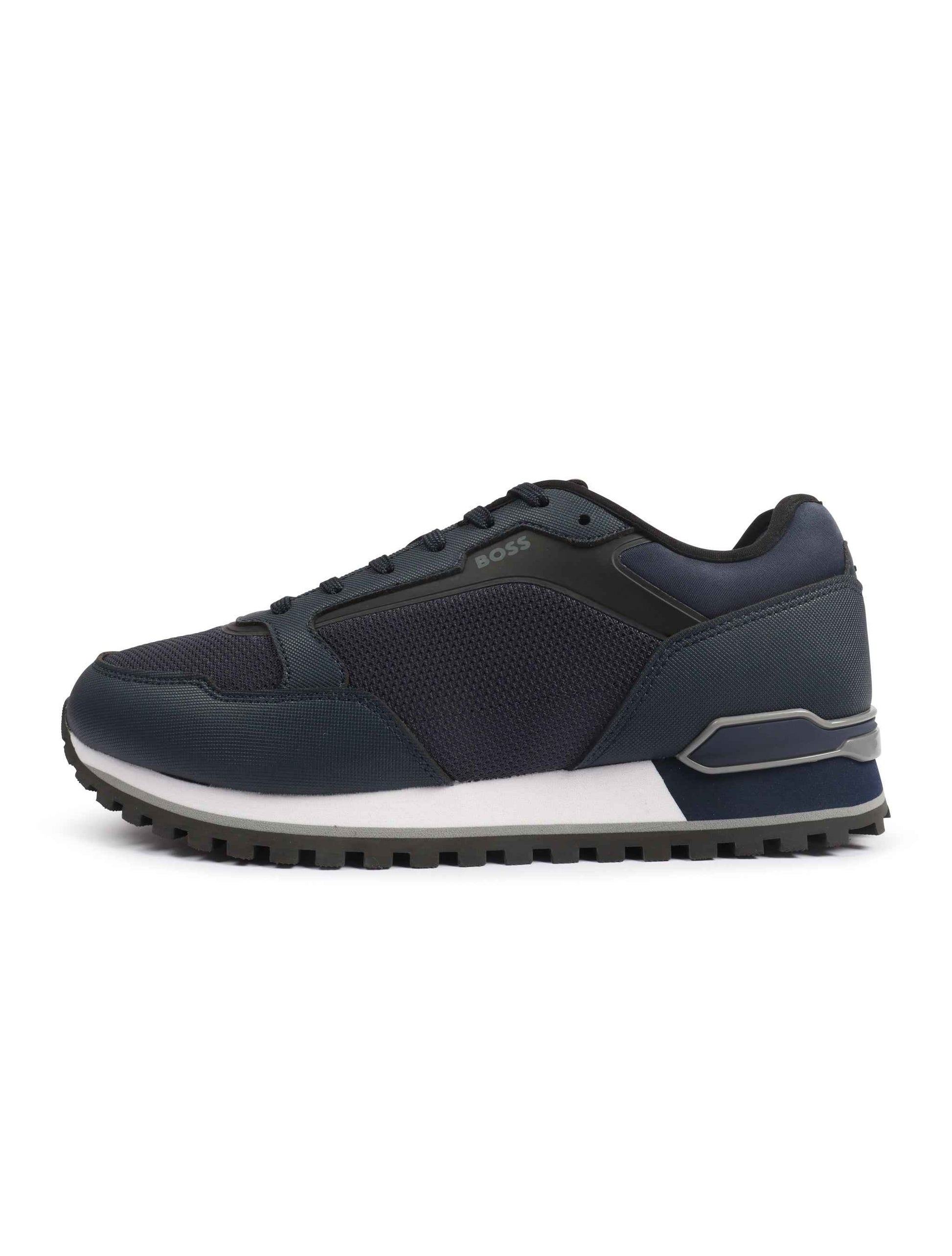 Hugo Boss Mens Parkour Runn Shoes - Dark Blue