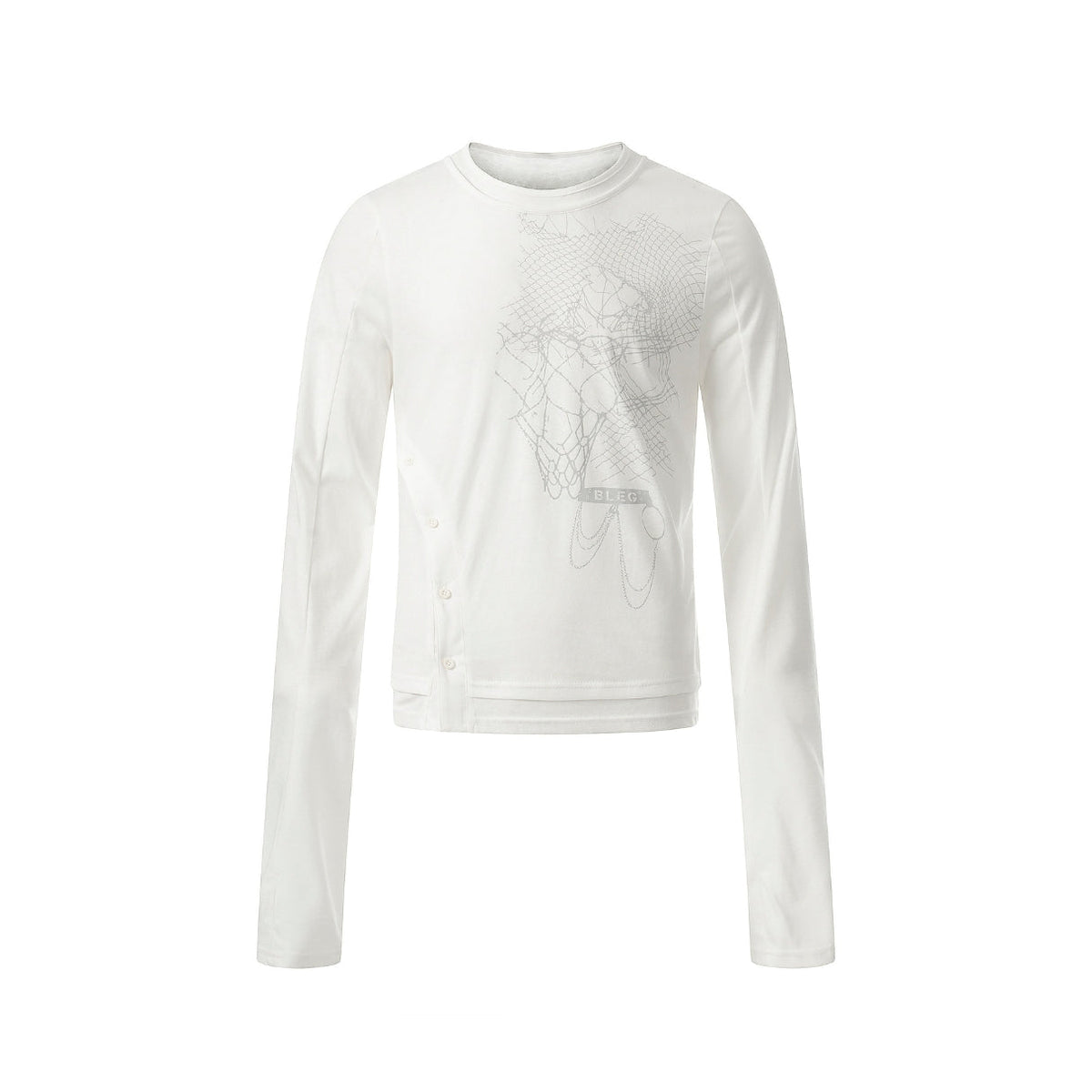 Ivory Veil Long Sleeve
