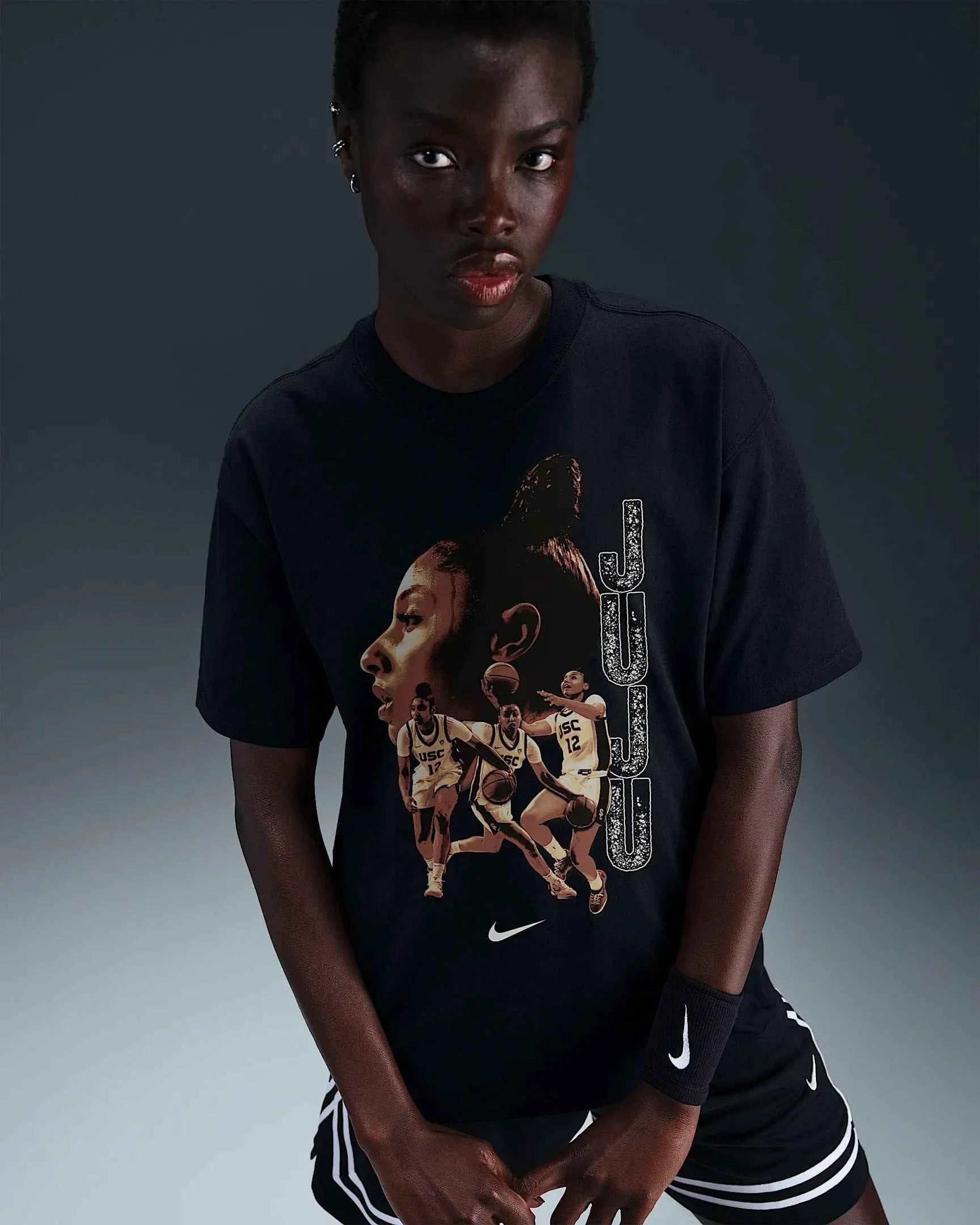 Air Jordan Mens JuJu Watkins USC Tee - Black