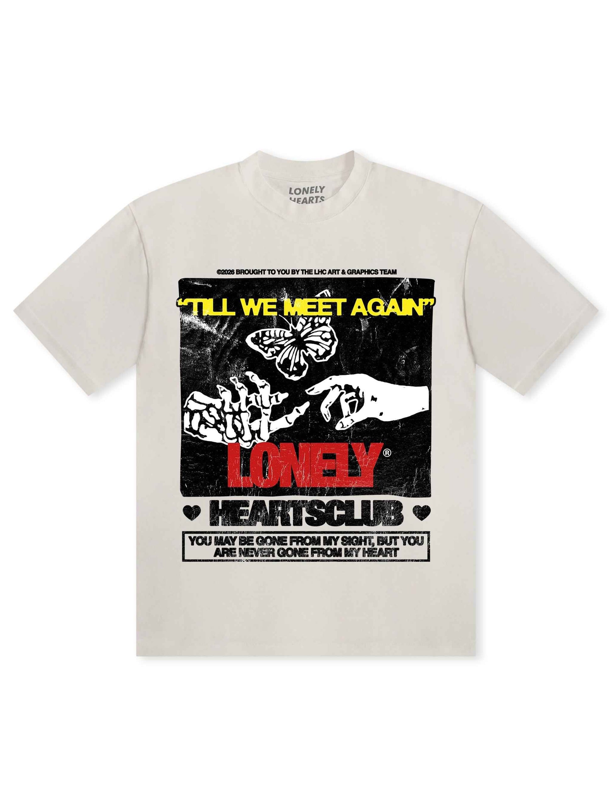 Lonely Hearts Club Till We Met Again Premium T-Shirt - Cream