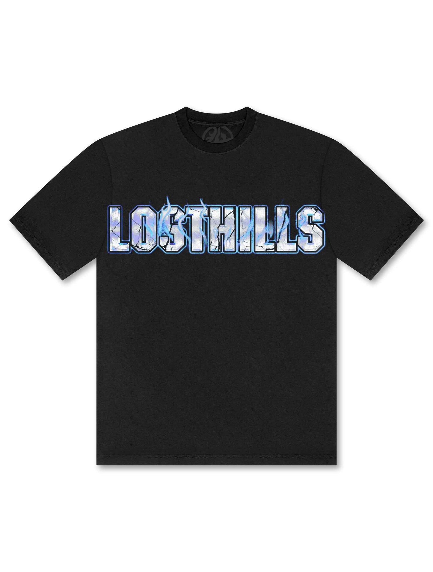Losthills Inverted Logo Tee - Black