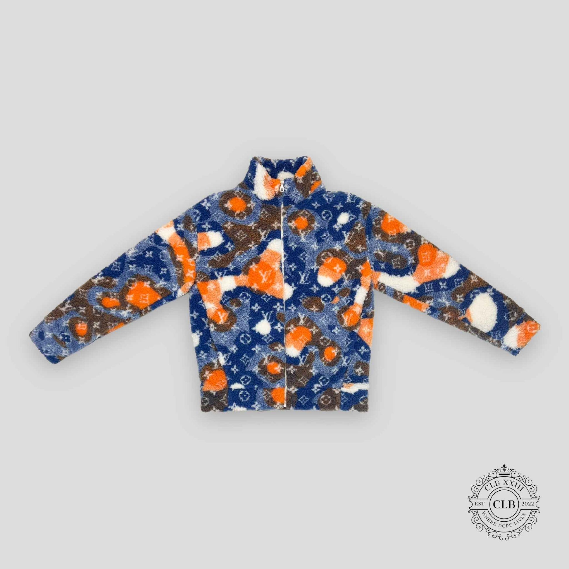 Louis Vuitton Jacquard Camo Fleece Jacket
