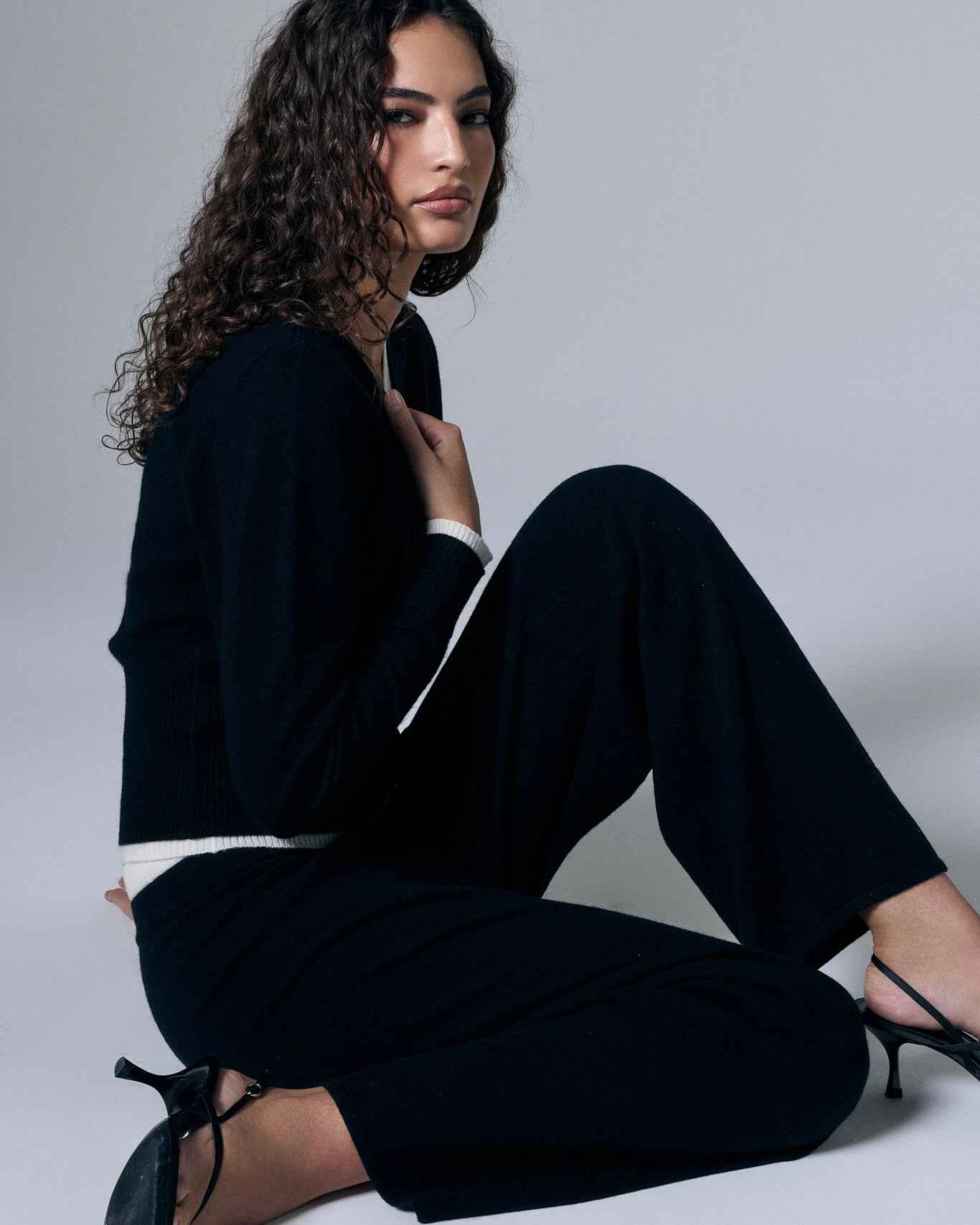 Tove Layered Cashmere Crewneck