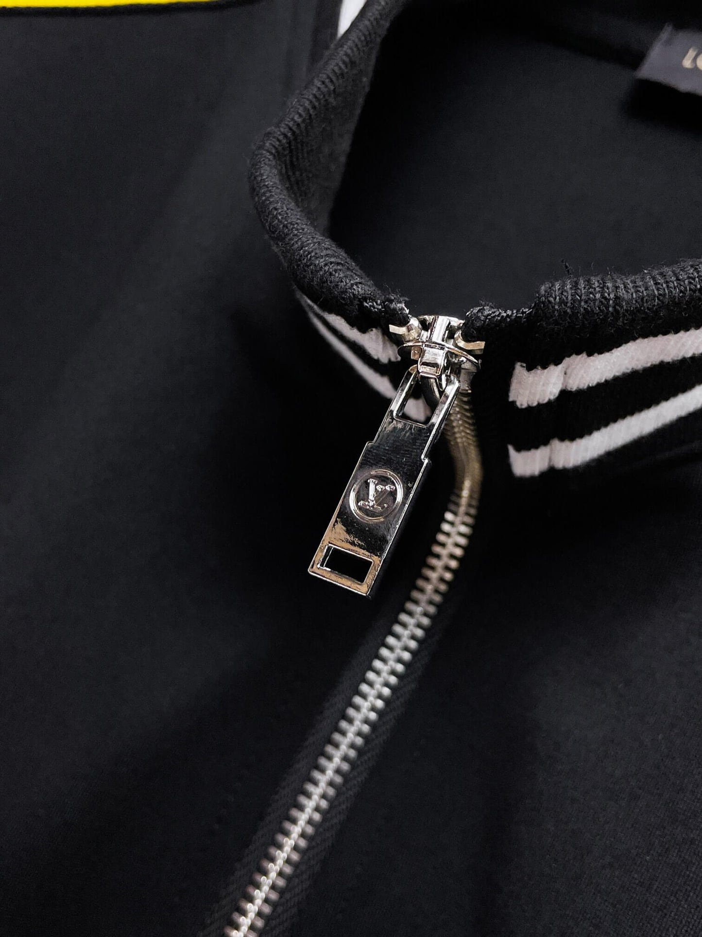 Louis Vuitton Oversized LV Patch Monogram Tape Tracksuit Black CUSTOM