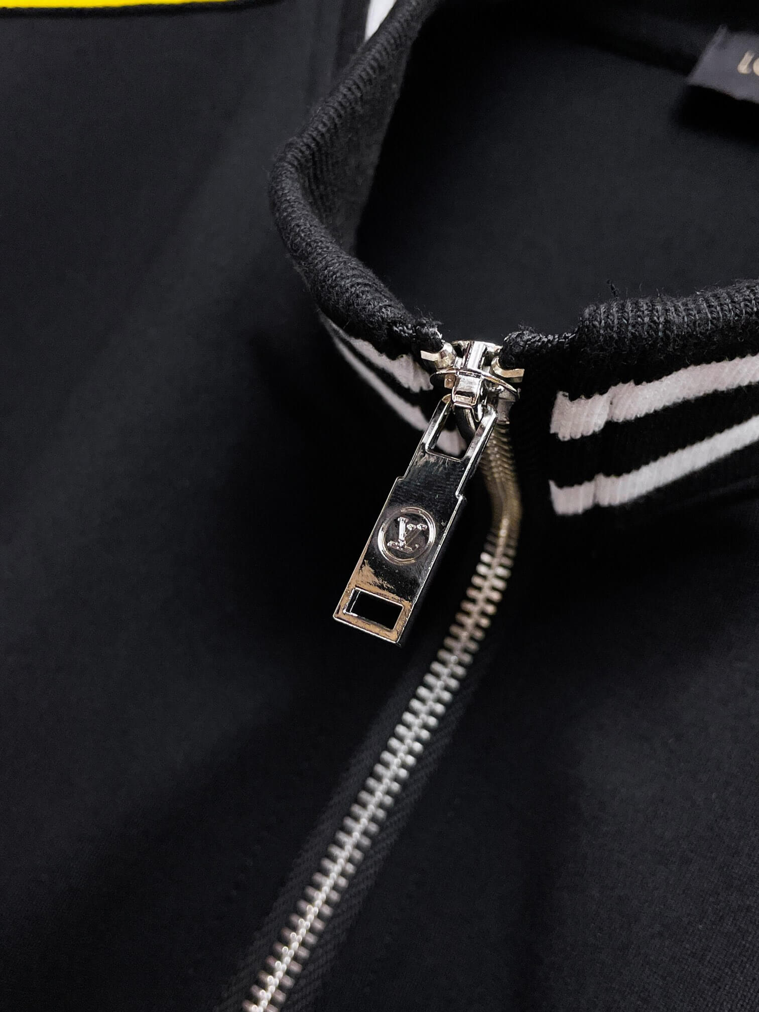 Louis Vuitton Oversized LV Patch Monogram Tape Tracksuit Black CUSTOM