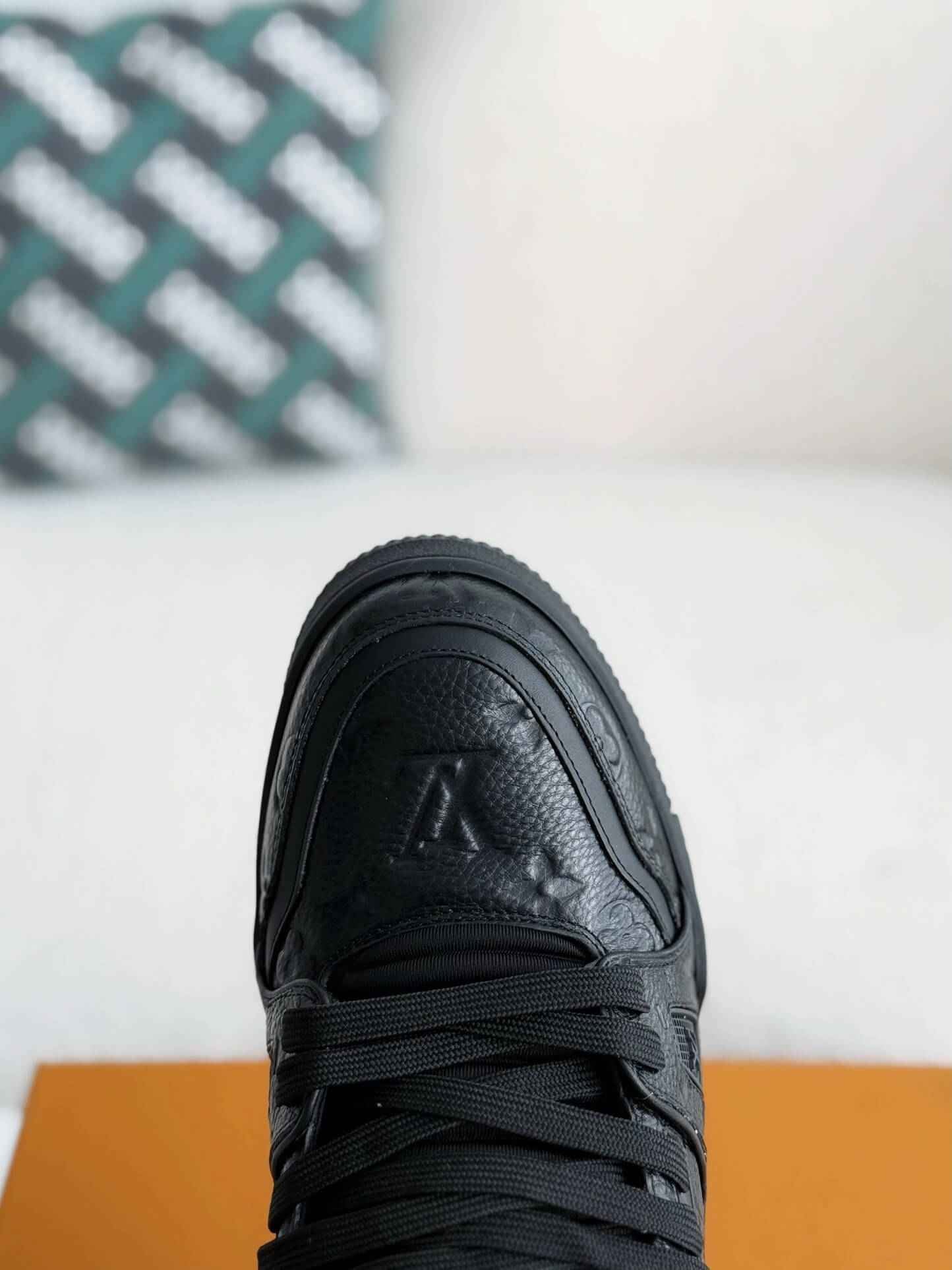 Monogram Trainer All Black Sneaker