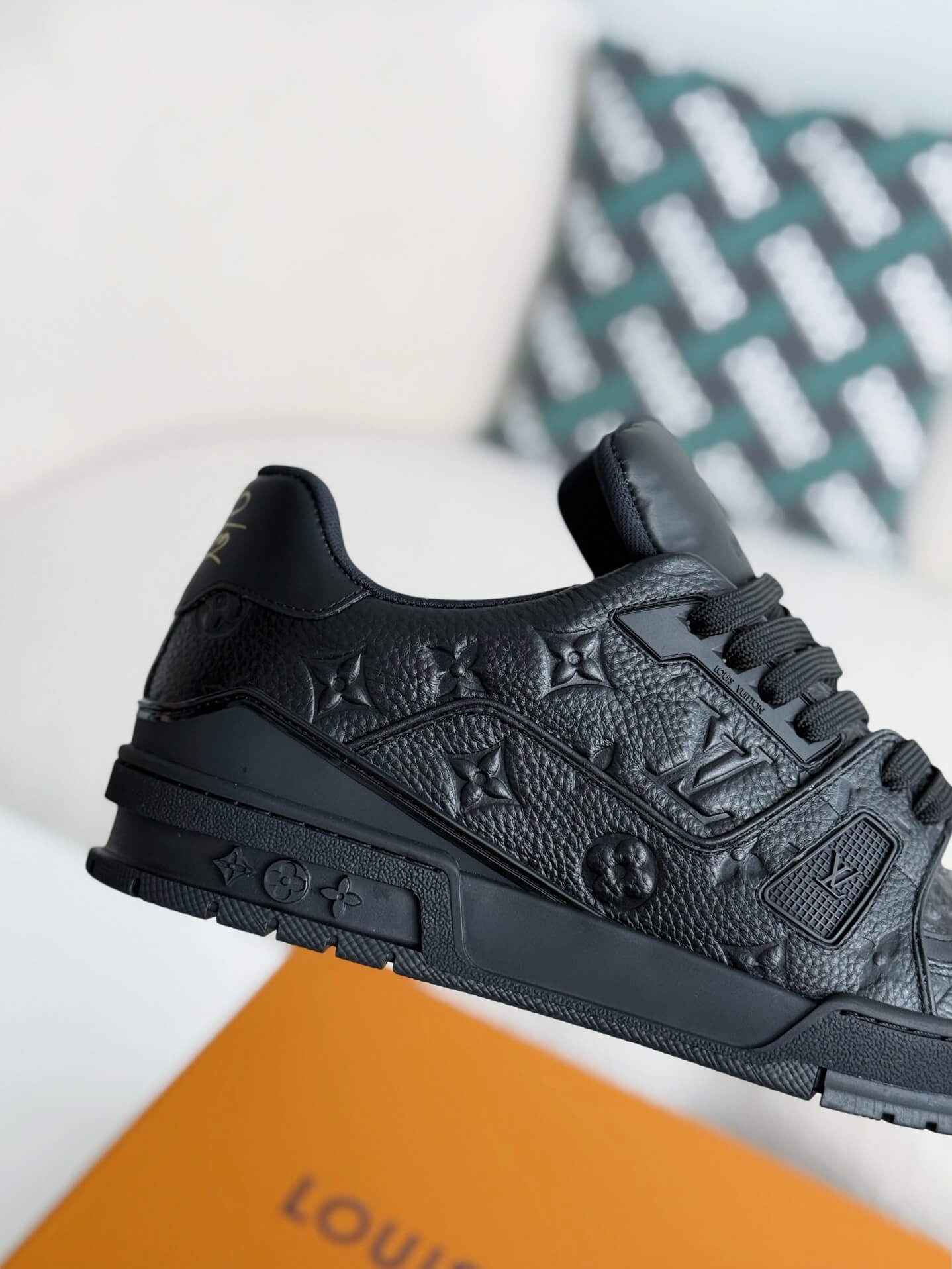 Monogram Trainer All Black Sneaker