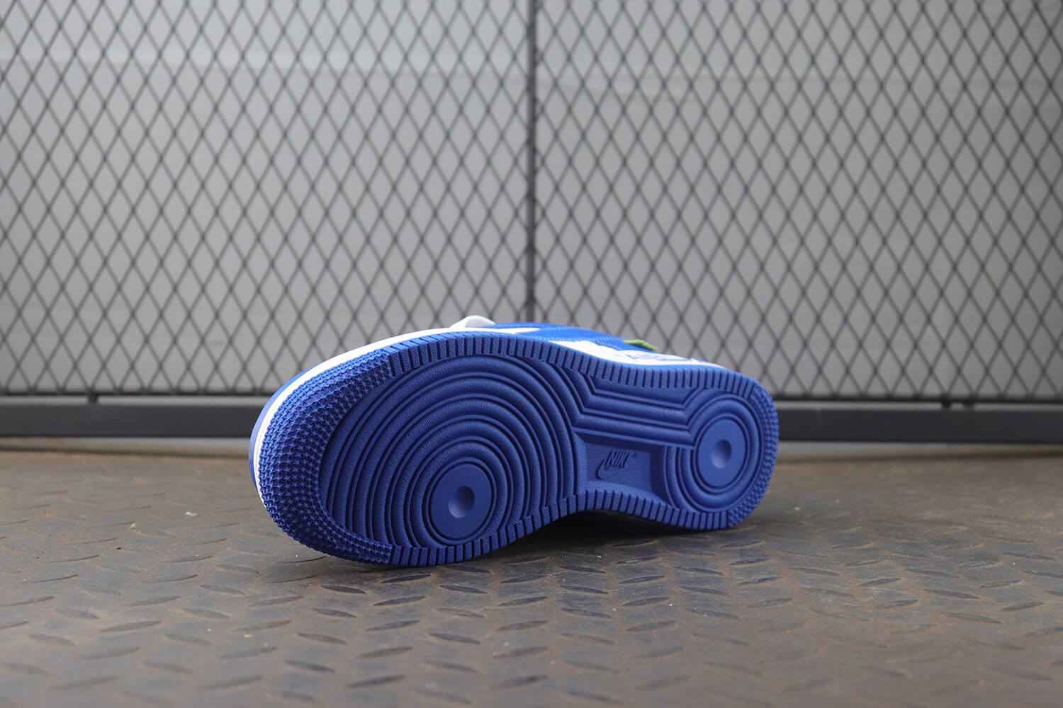 Monogram X Air Force 1 Low Blue White Sneakers